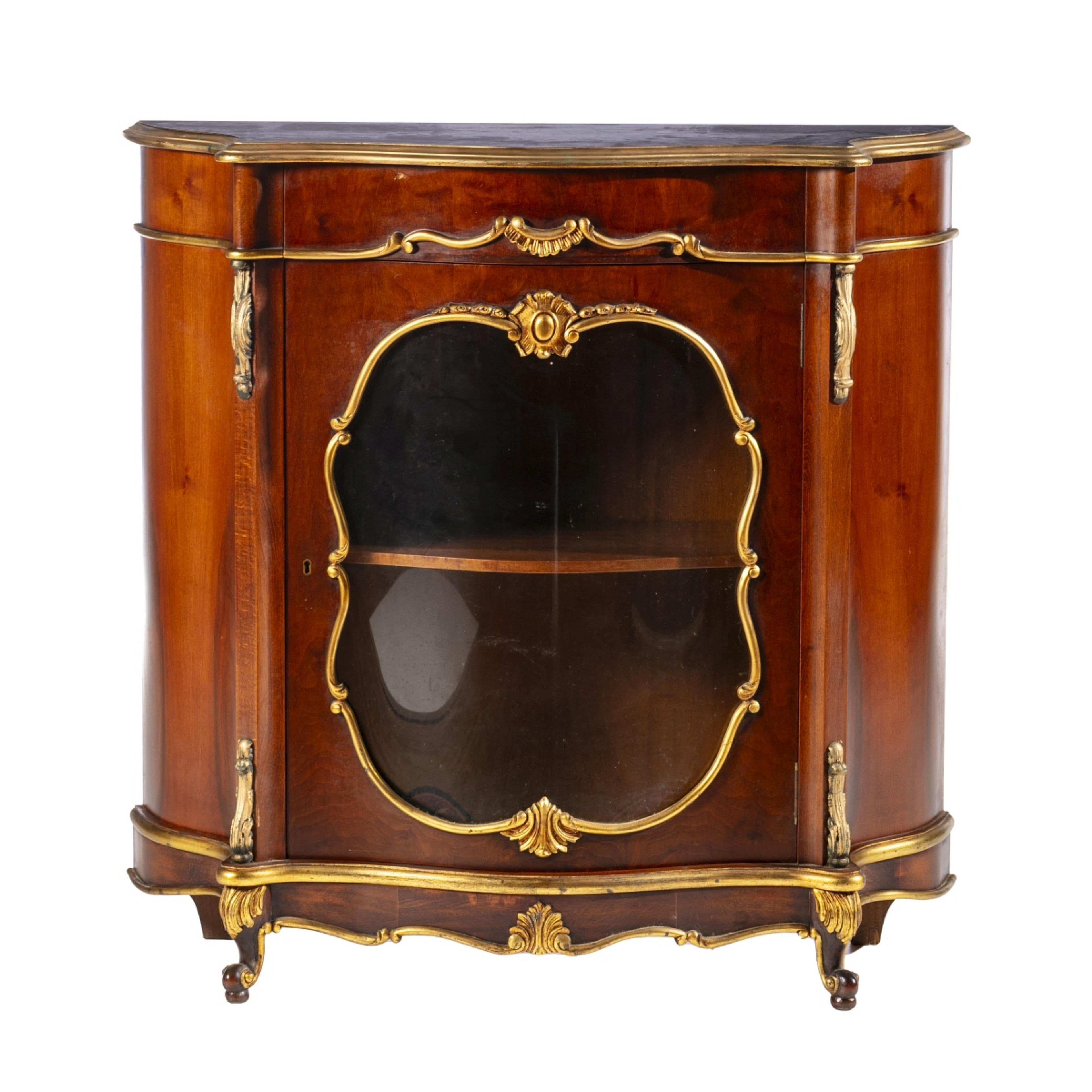 Hand-Crafted LOUIS XVI STYLE CABINET French early 20th Century For Sale