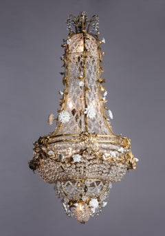 Louis XVI Style Cage Chandelier Attributed to L'Escalier de Cristal, circa 1900