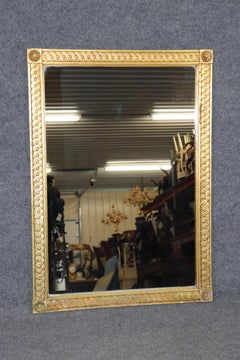 Louis XVI Style Carved Gilt Mirror By Friedman Brothers