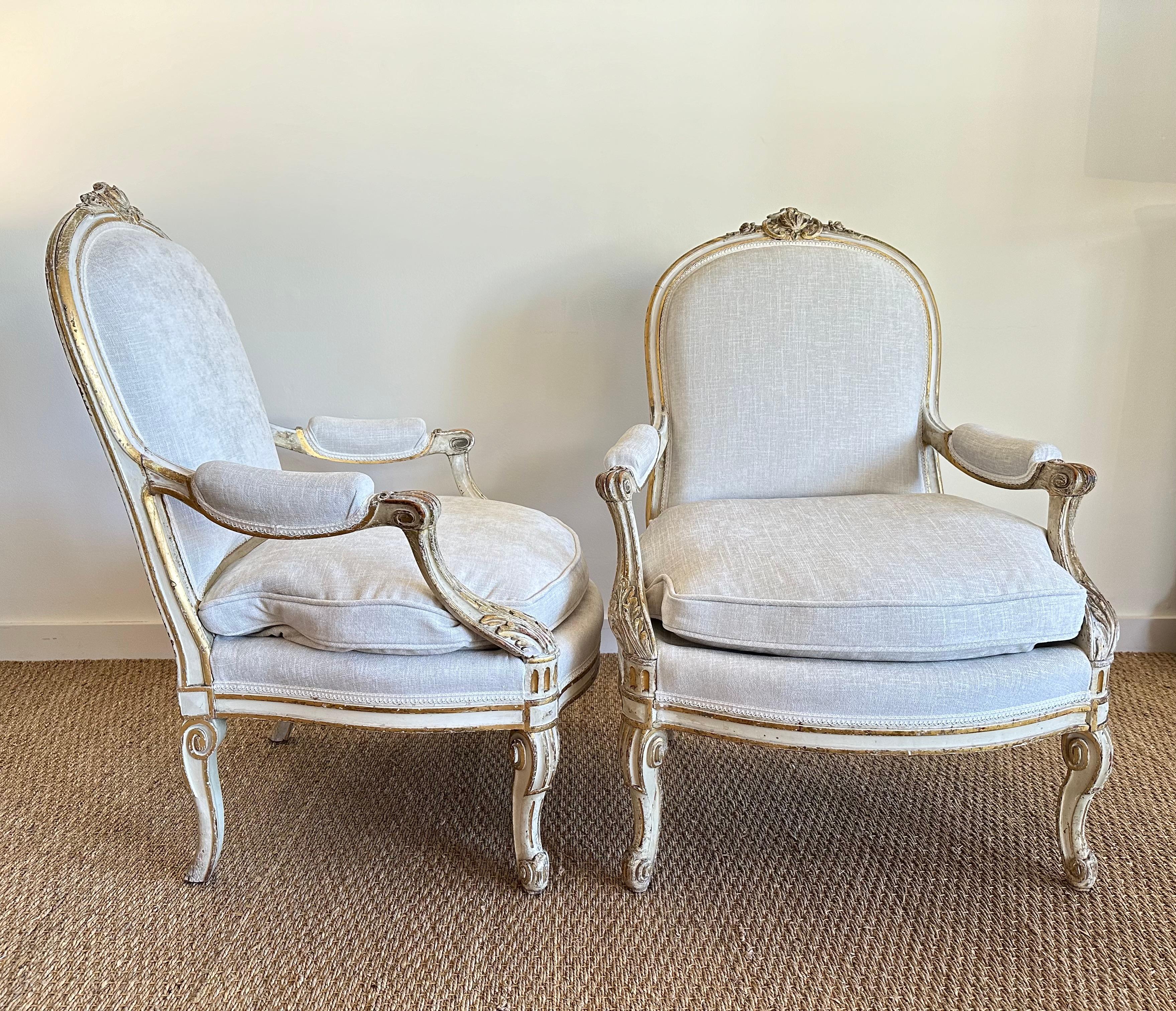 Sillas de estilo Luis XVI a la manera de George Jacob Francés en venta