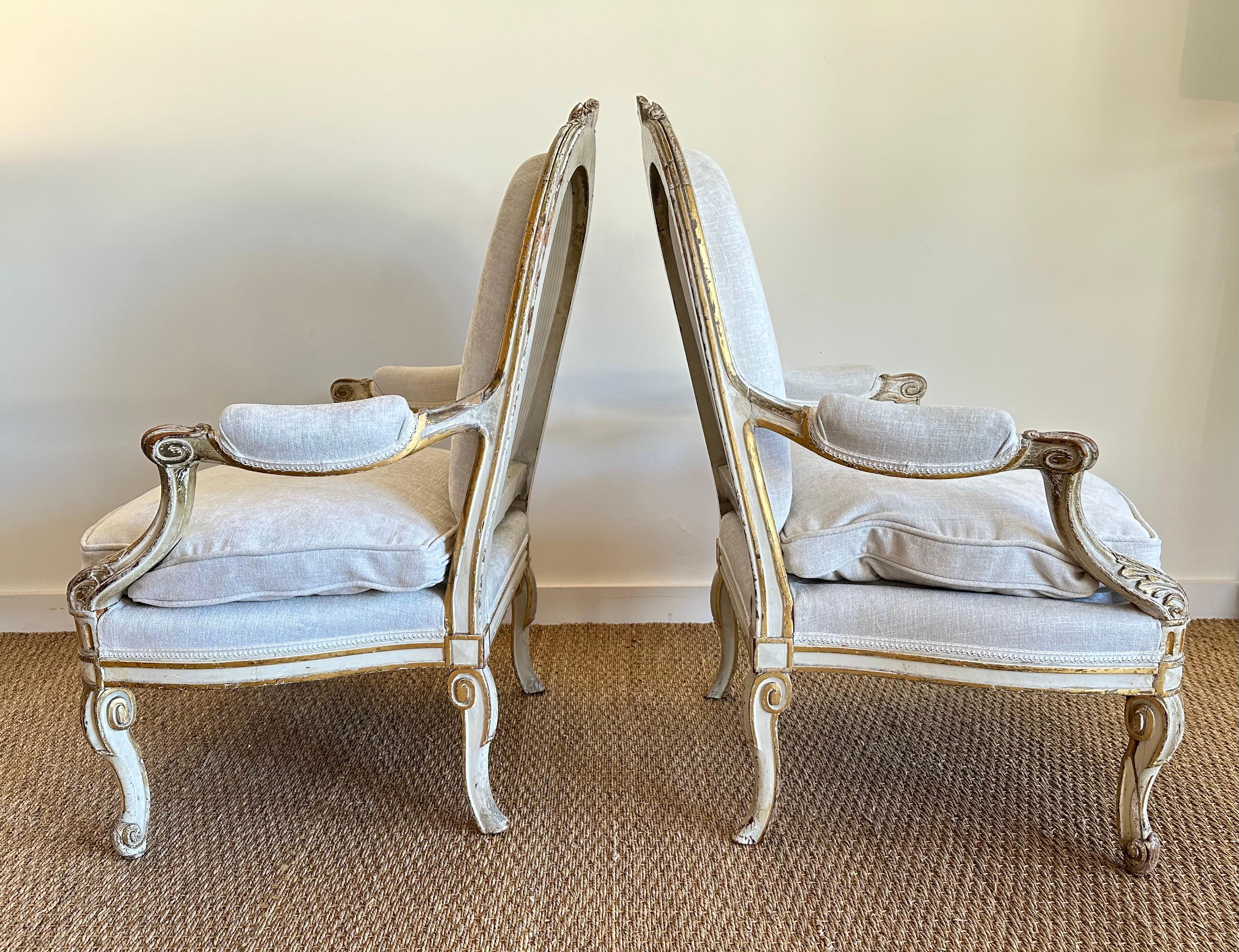 Sillas de estilo Luis XVI a la manera de George Jacob en Bueno estado para la venta en Santa Barbara, CA