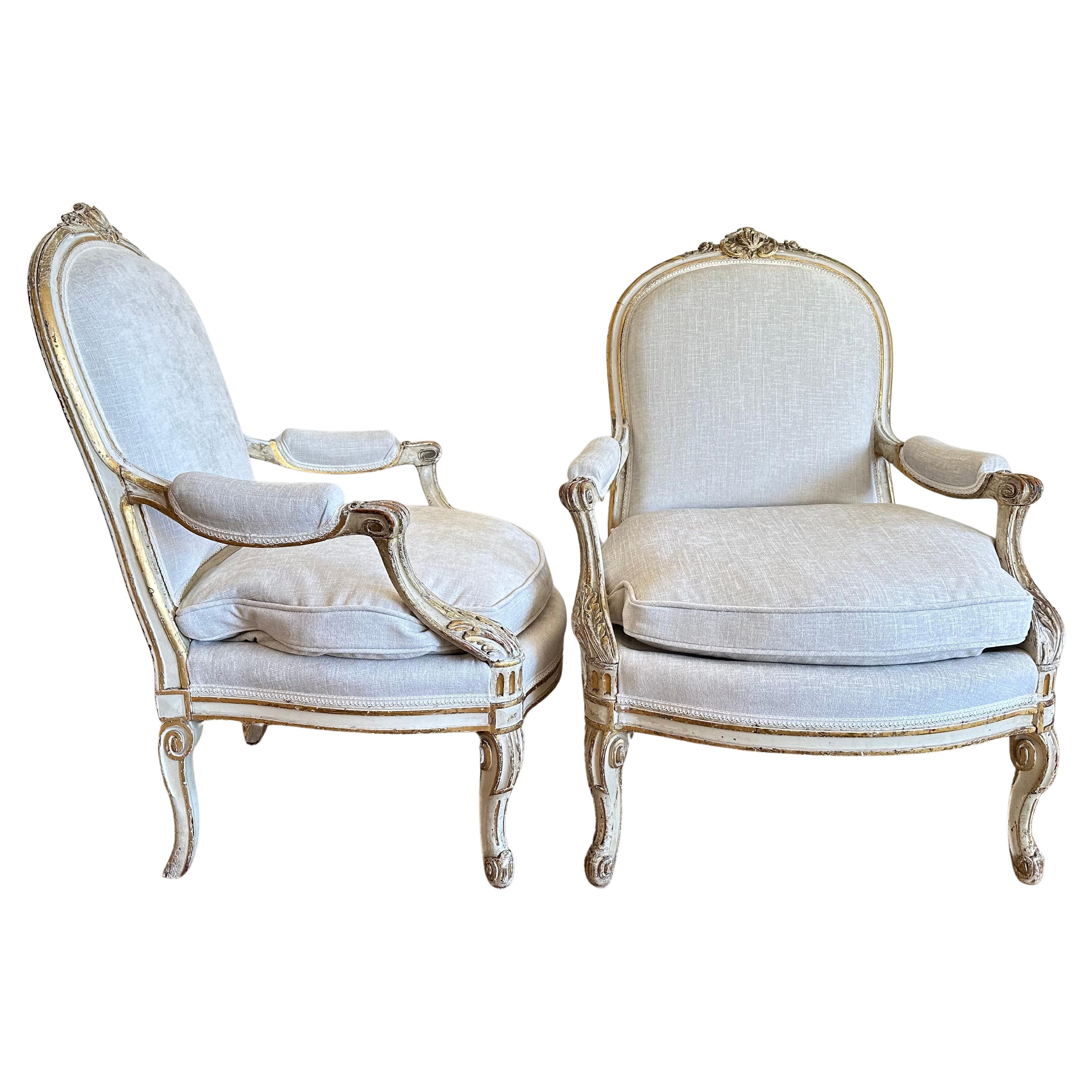 Sillas de estilo Luis XVI a la manera de George Jacob en venta