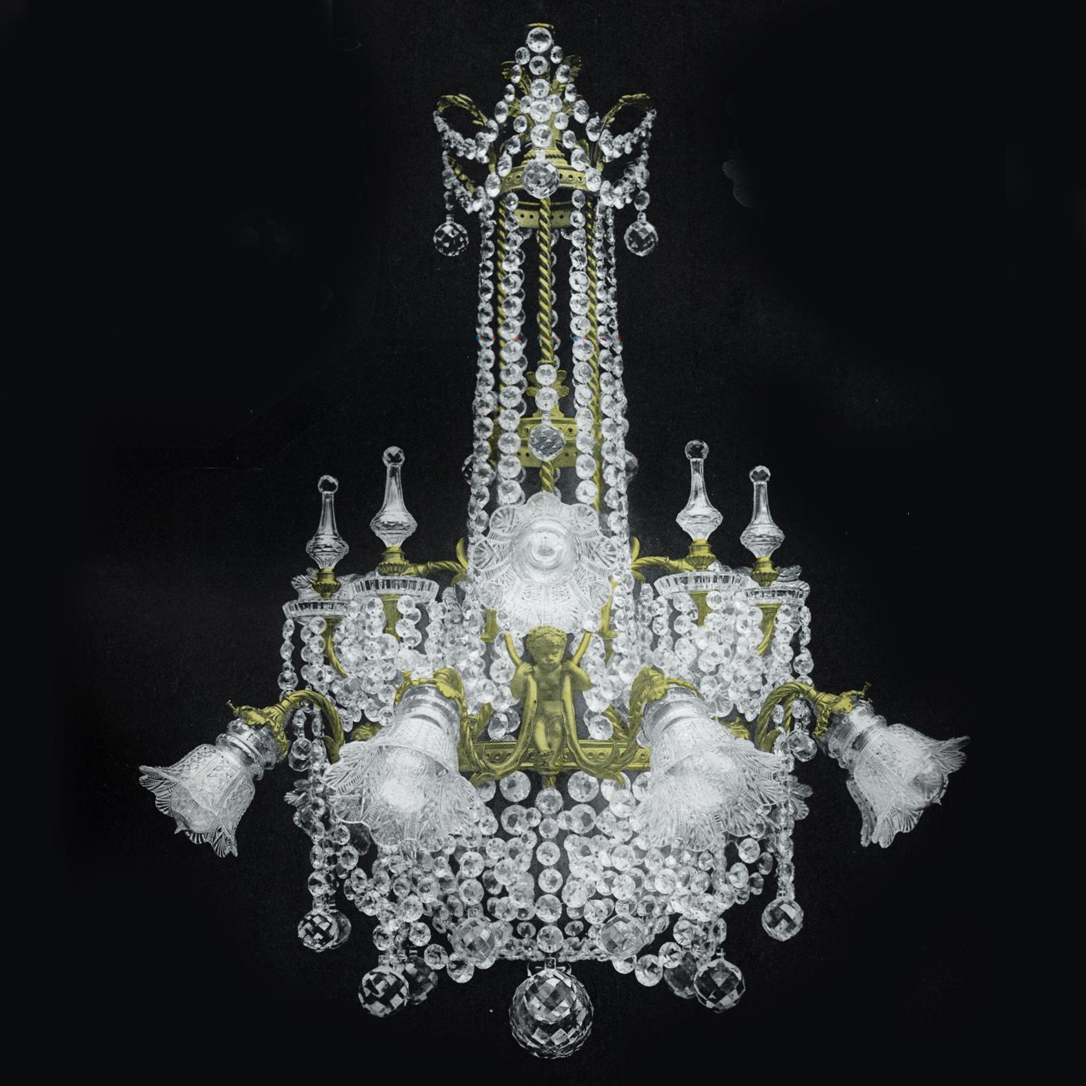 baccarat chandelier auction