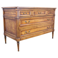Louis XVI Style Cherry Commode or Chest of Drawers