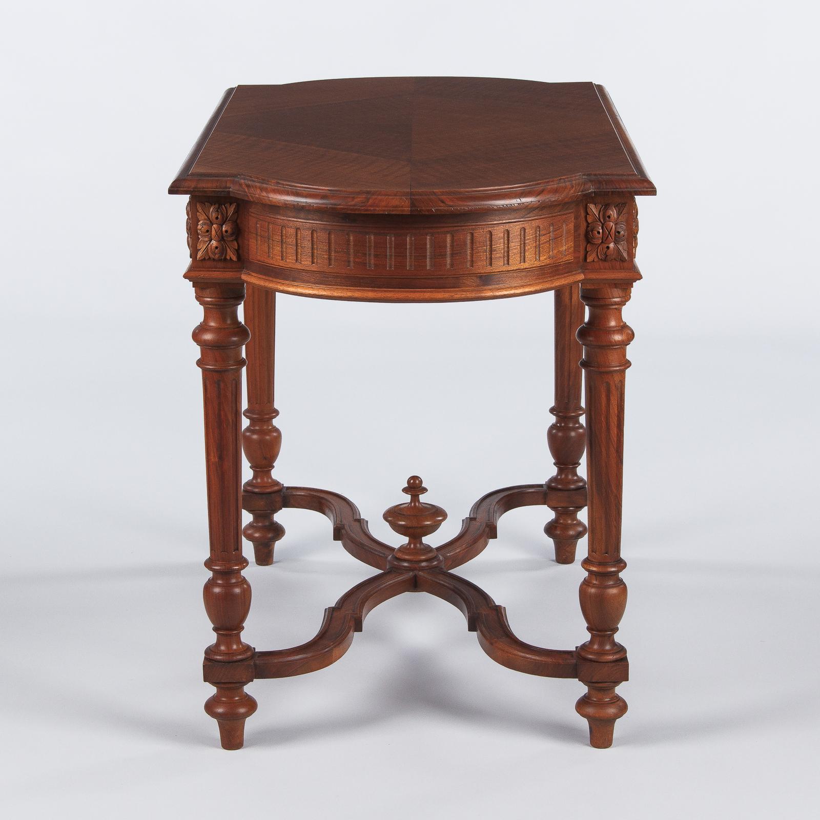 Louis XVI Style Cherrywood Desk, France, Early 1900s 4