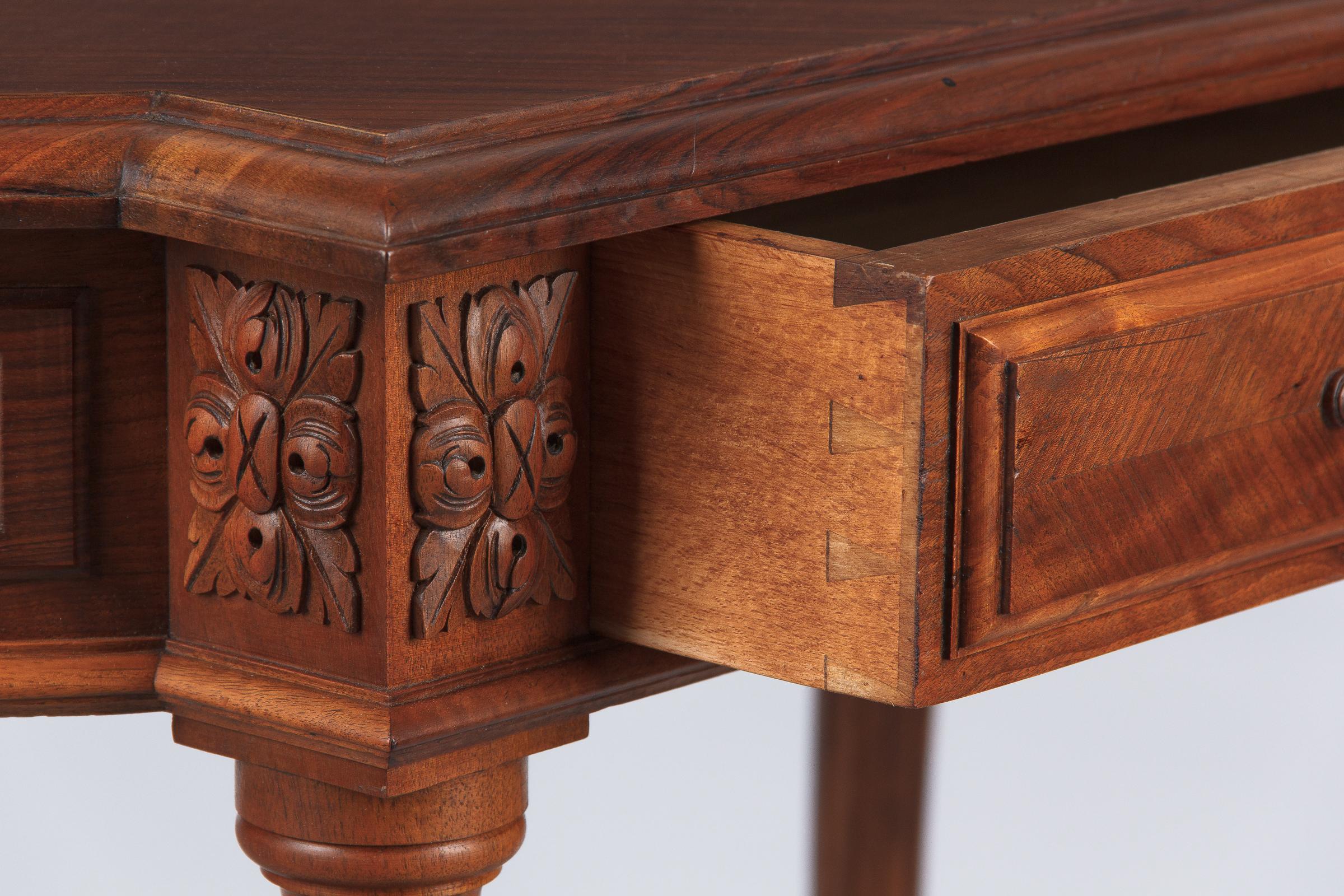 Louis XVI Style Cherrywood Desk, France, Early 1900s 6