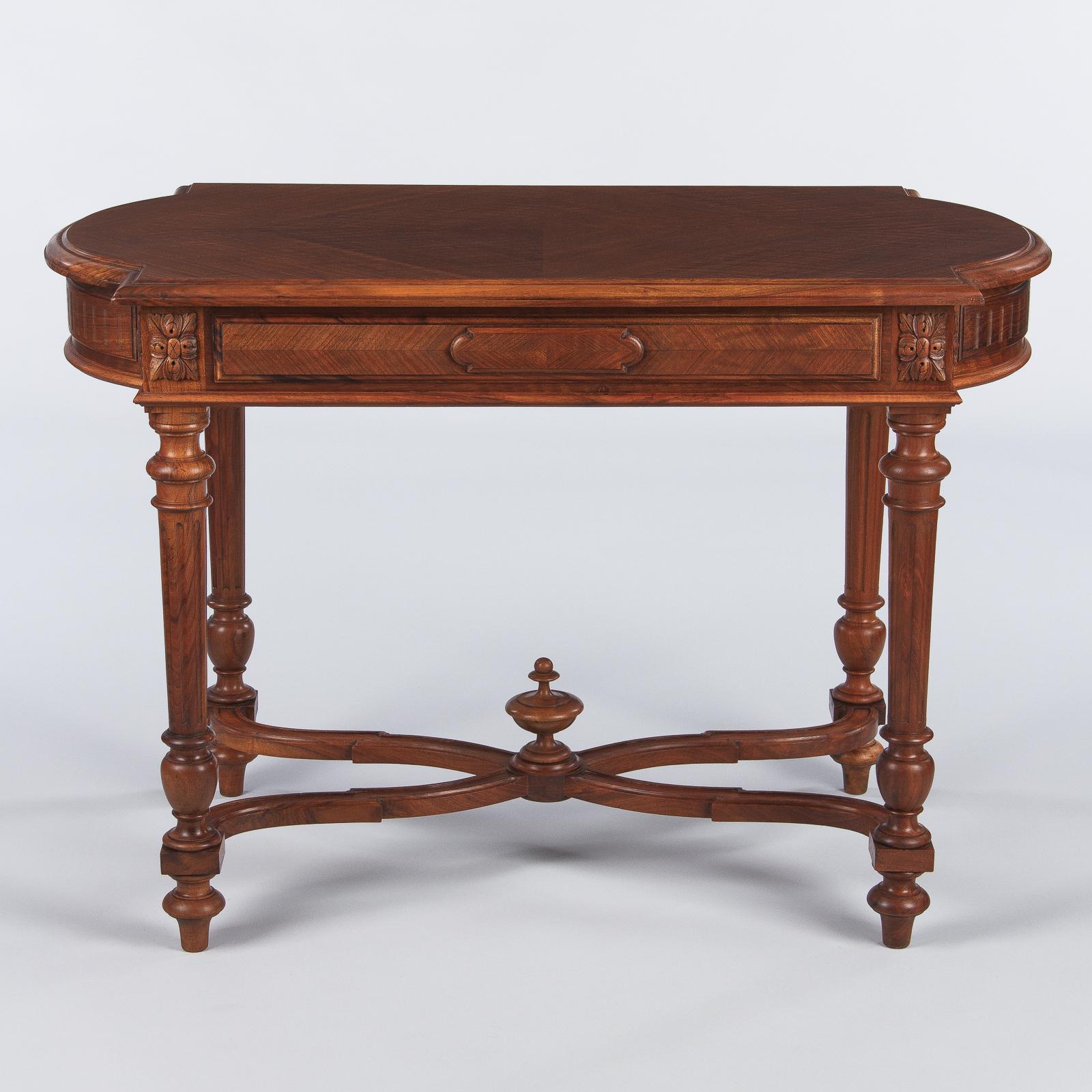 Louis XVI Style Cherrywood Desk, France, Early 1900s 12