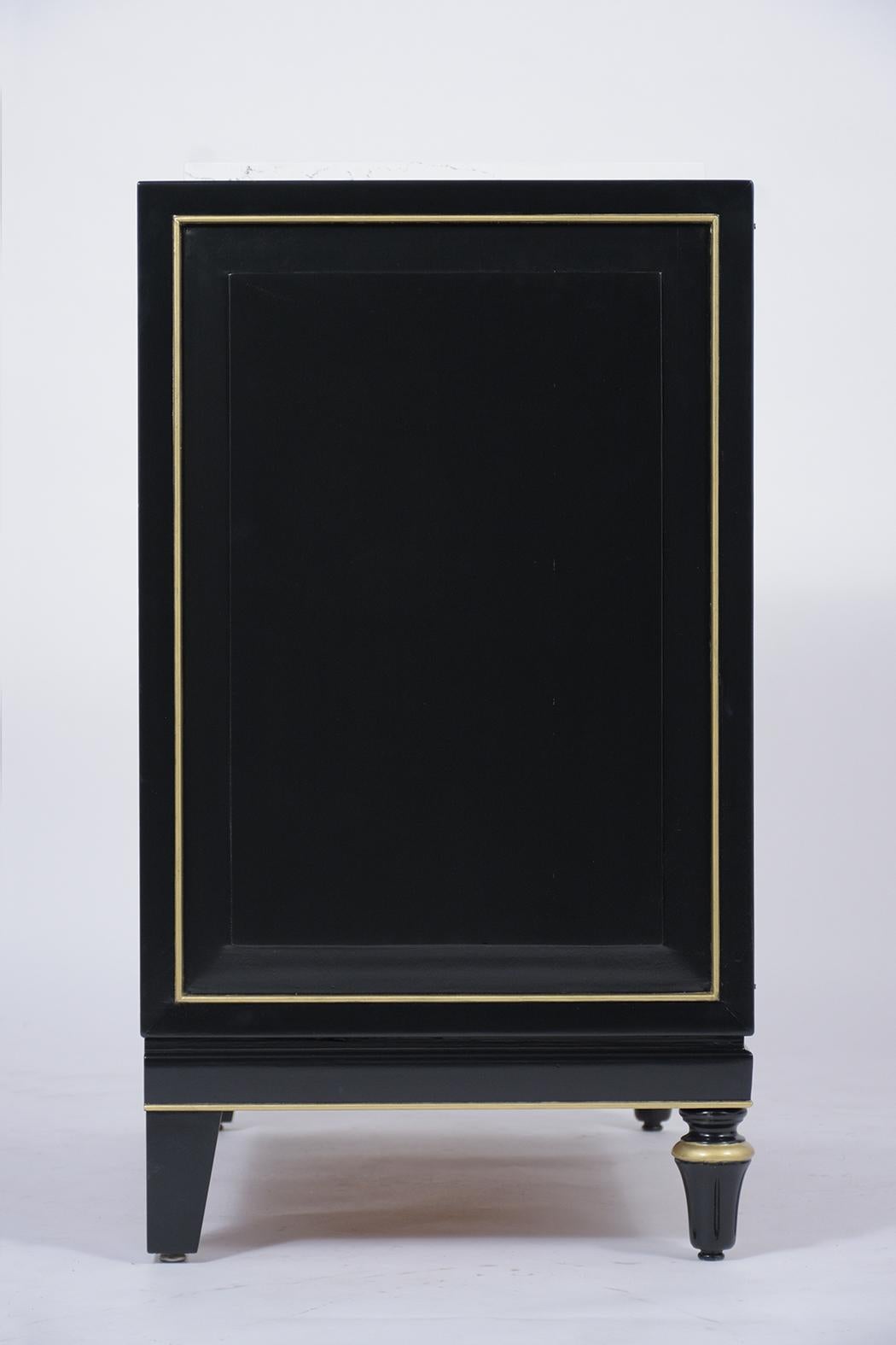 Louis XVI Ebonized Chest of Drawers 4