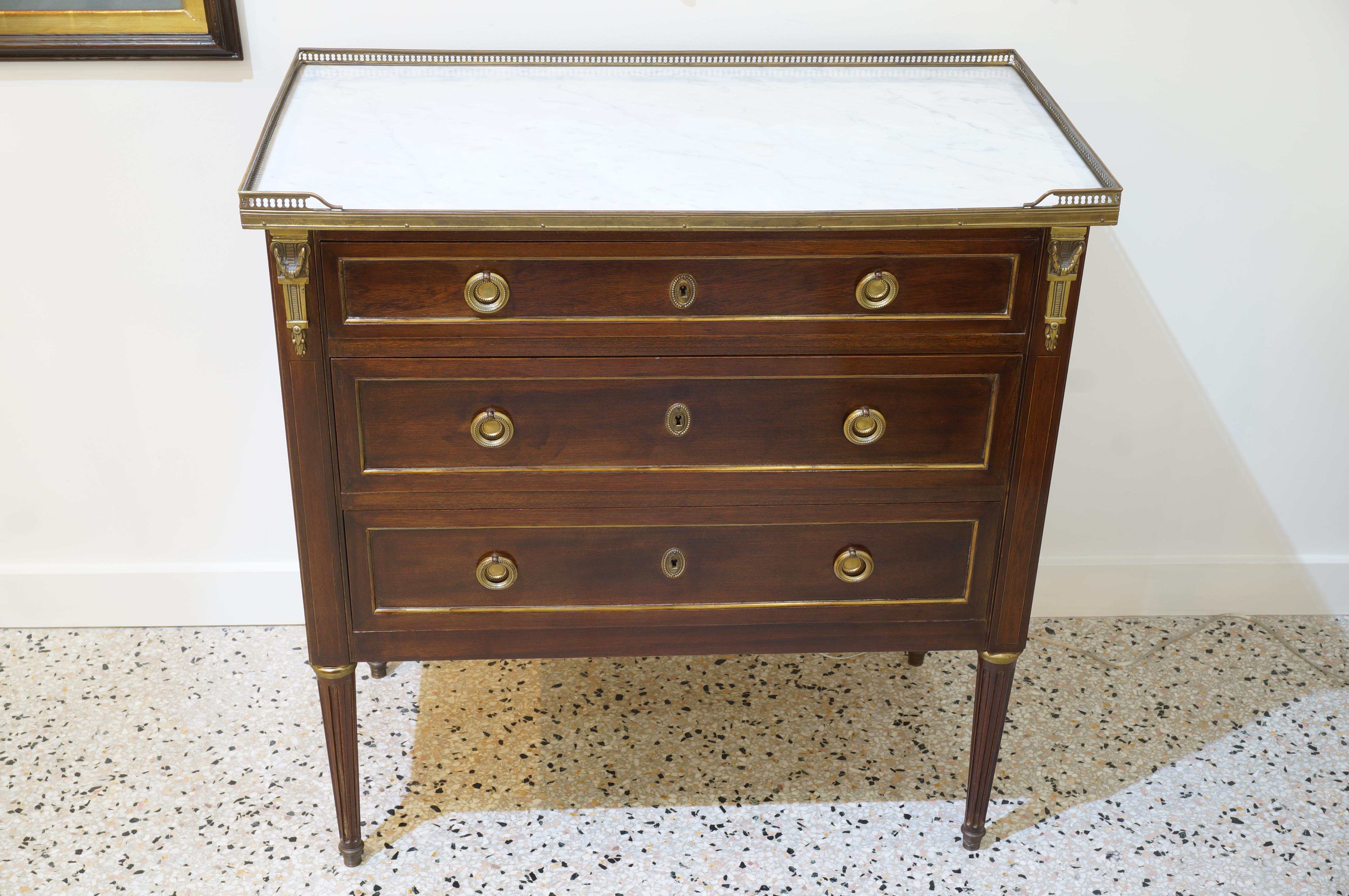 French Louis XVI Style Chest of Drawers