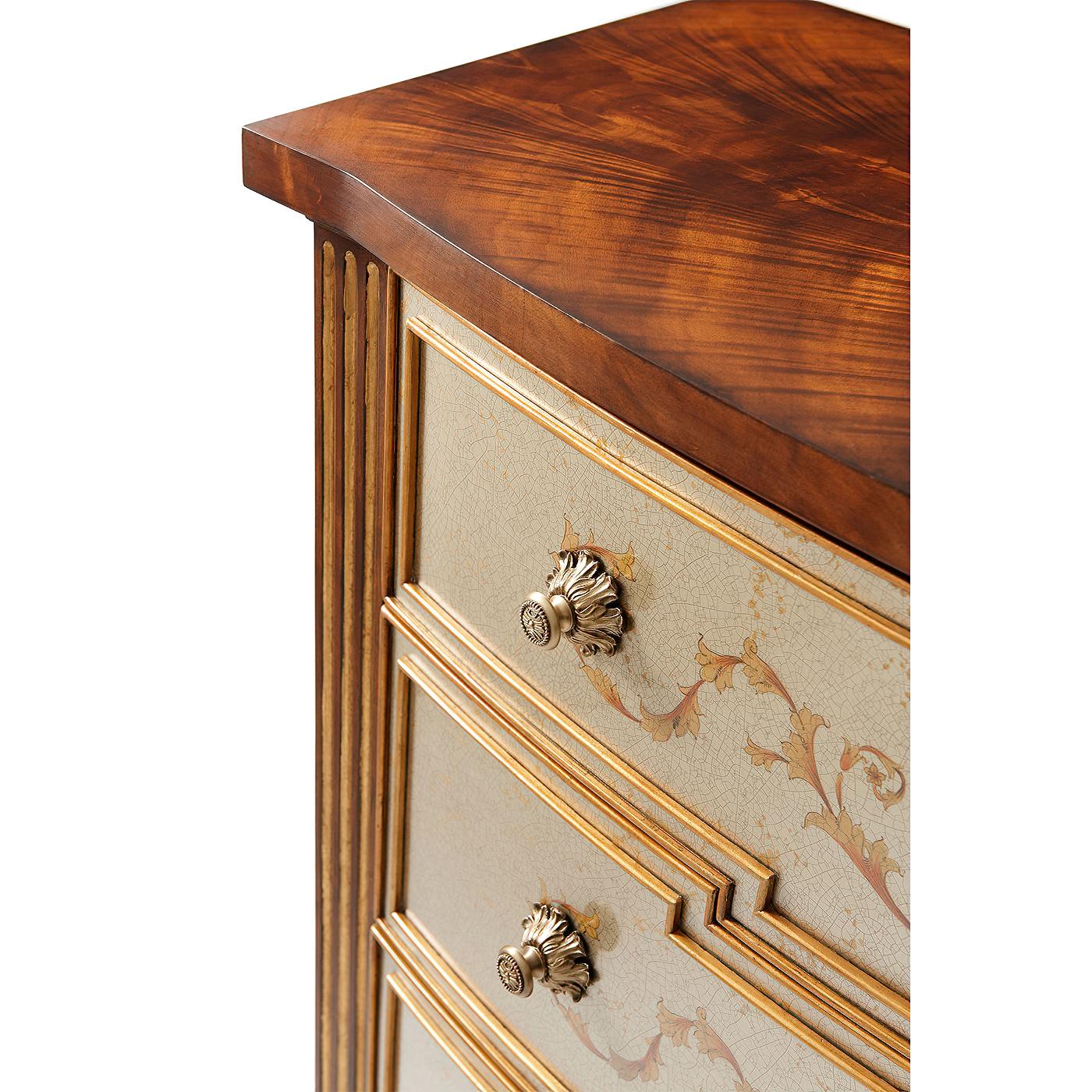 Wood Louis XVI Style Chest of Drawers