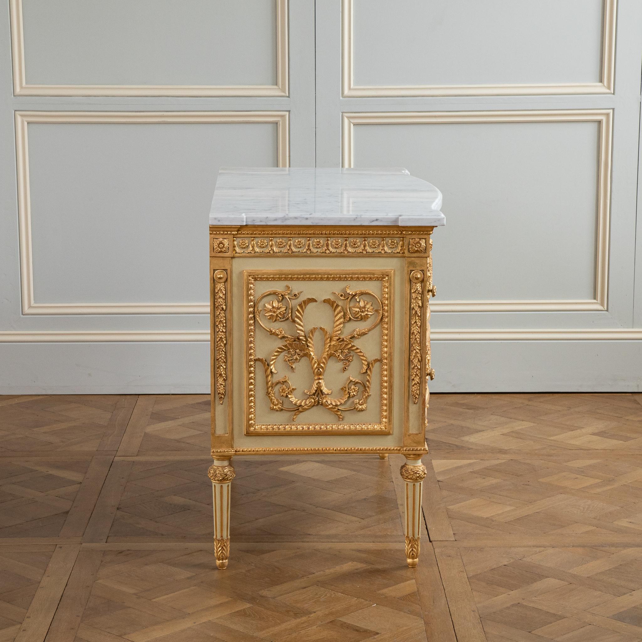 Louis XVI Style Chest Of Drawers For Sale 1