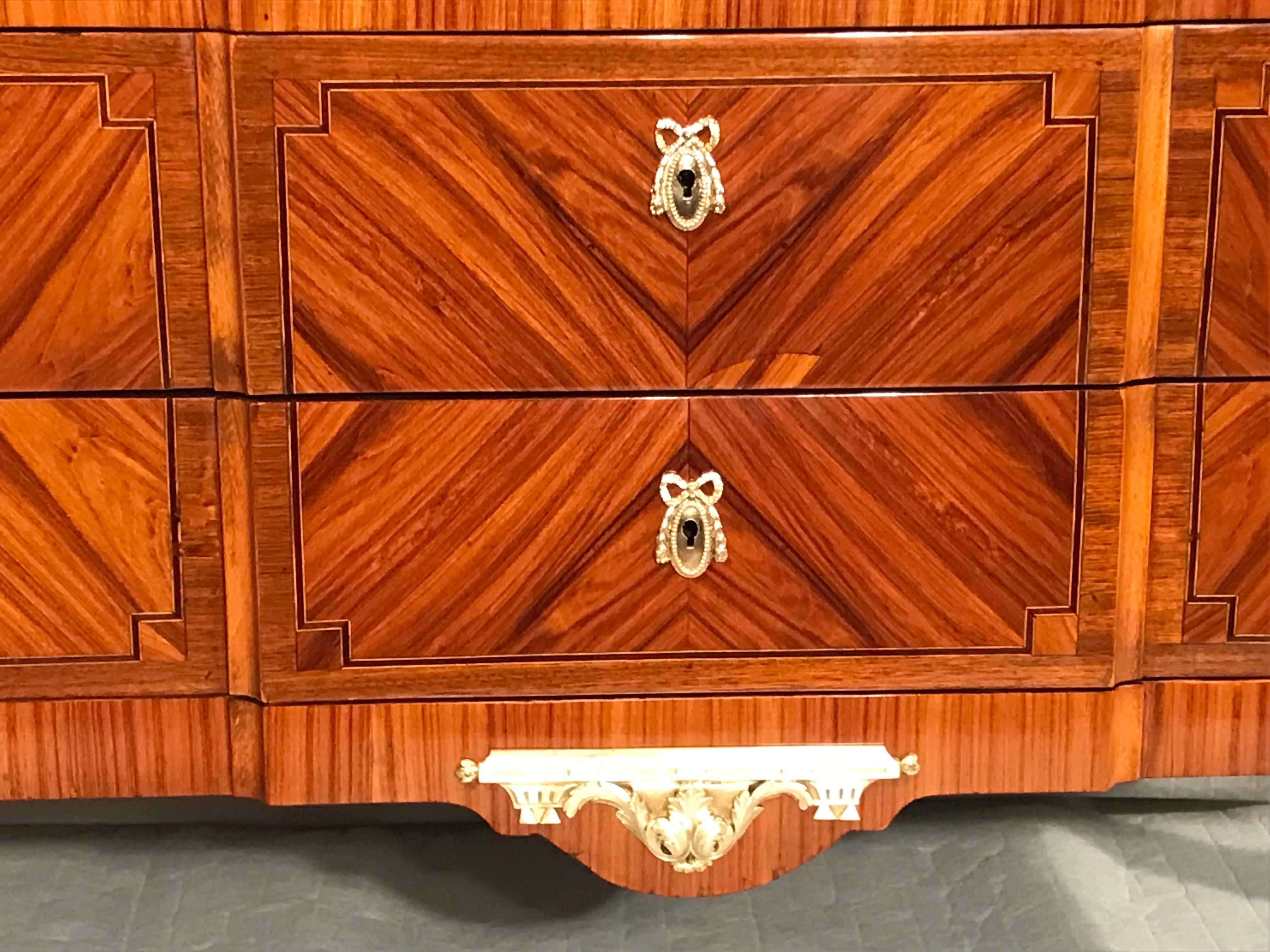 French Louis XVI Style Chest of Drawers, France 19th century For Sale