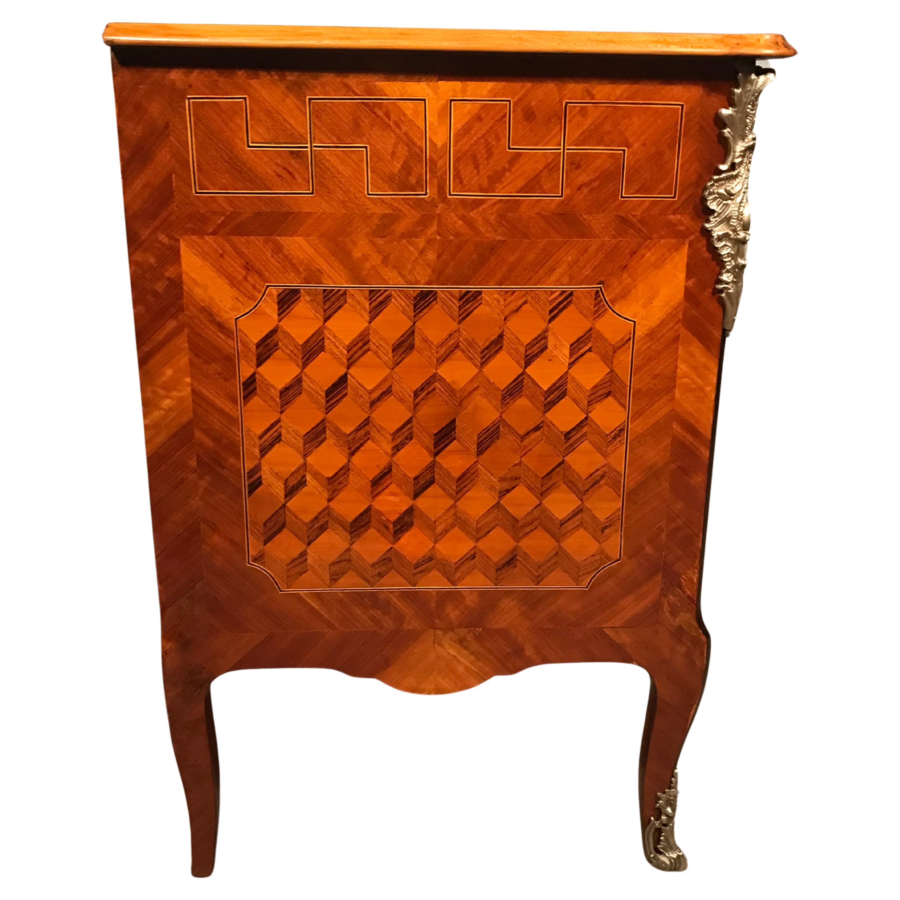 French Louis XVI Style Chest of Drawers, France end of 19th century For Sale