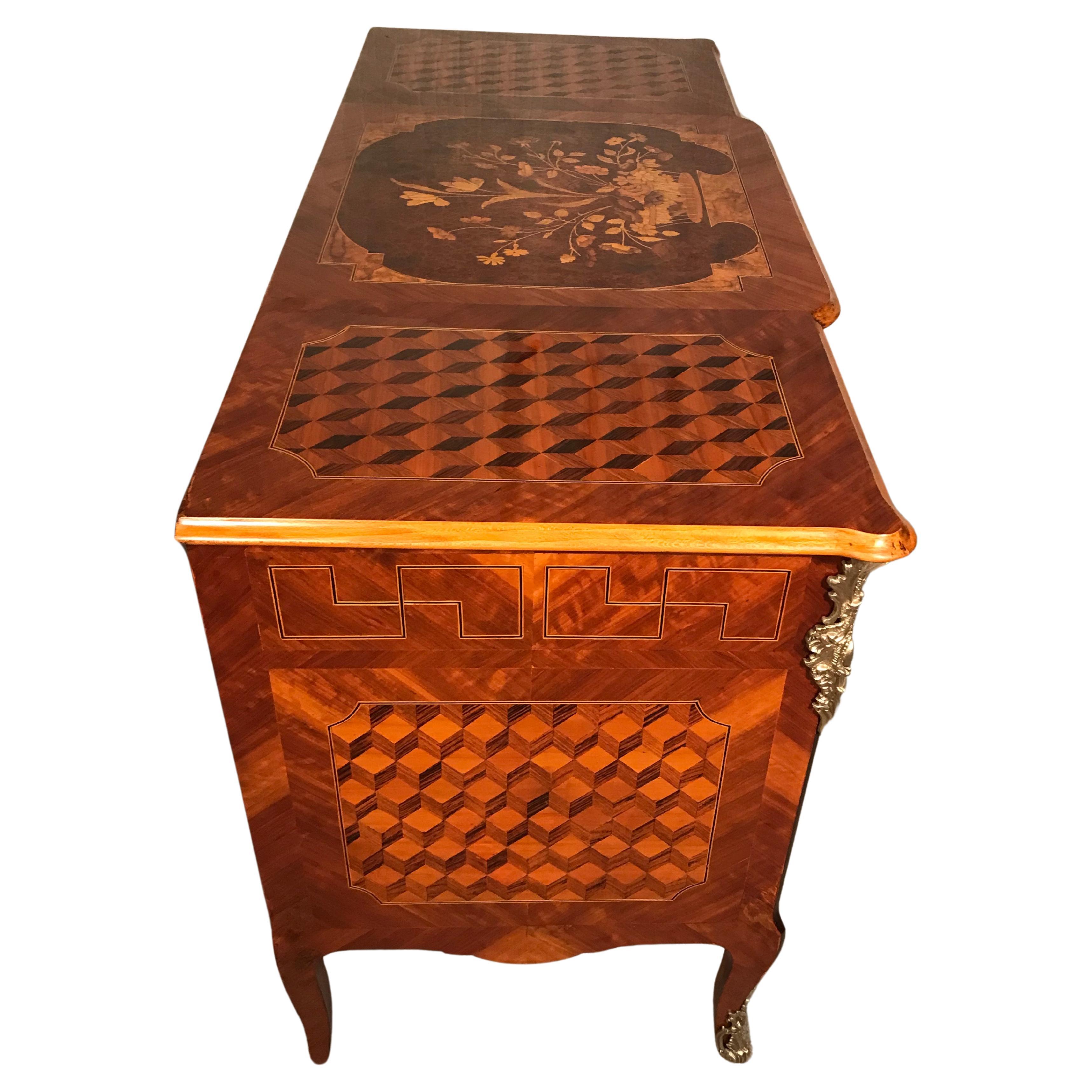 Late 19th Century Louis XVI Style Chest of Drawers, France end of 19th century For Sale