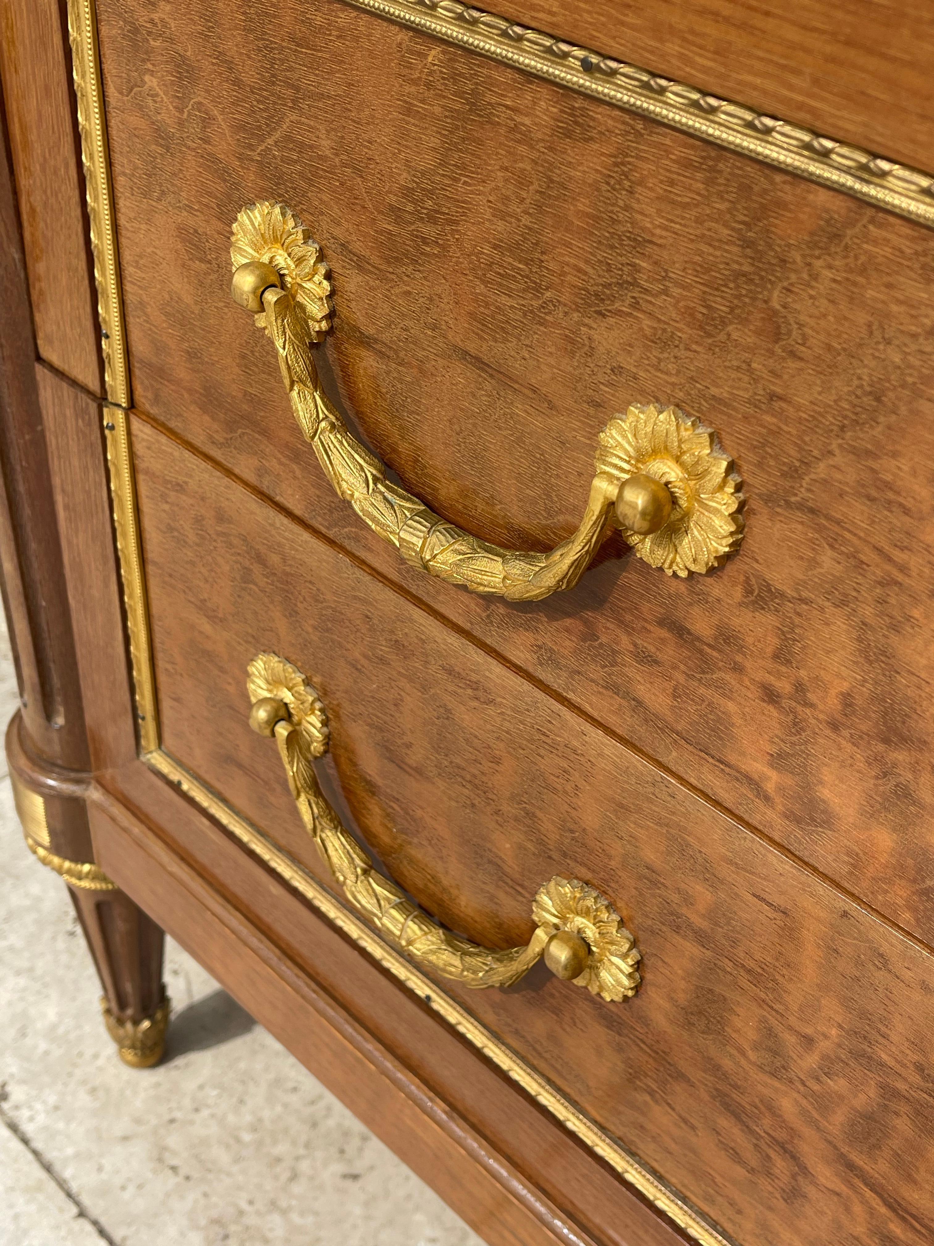 Louis XVI Style Chest of Drawers, XXth century For Sale 6