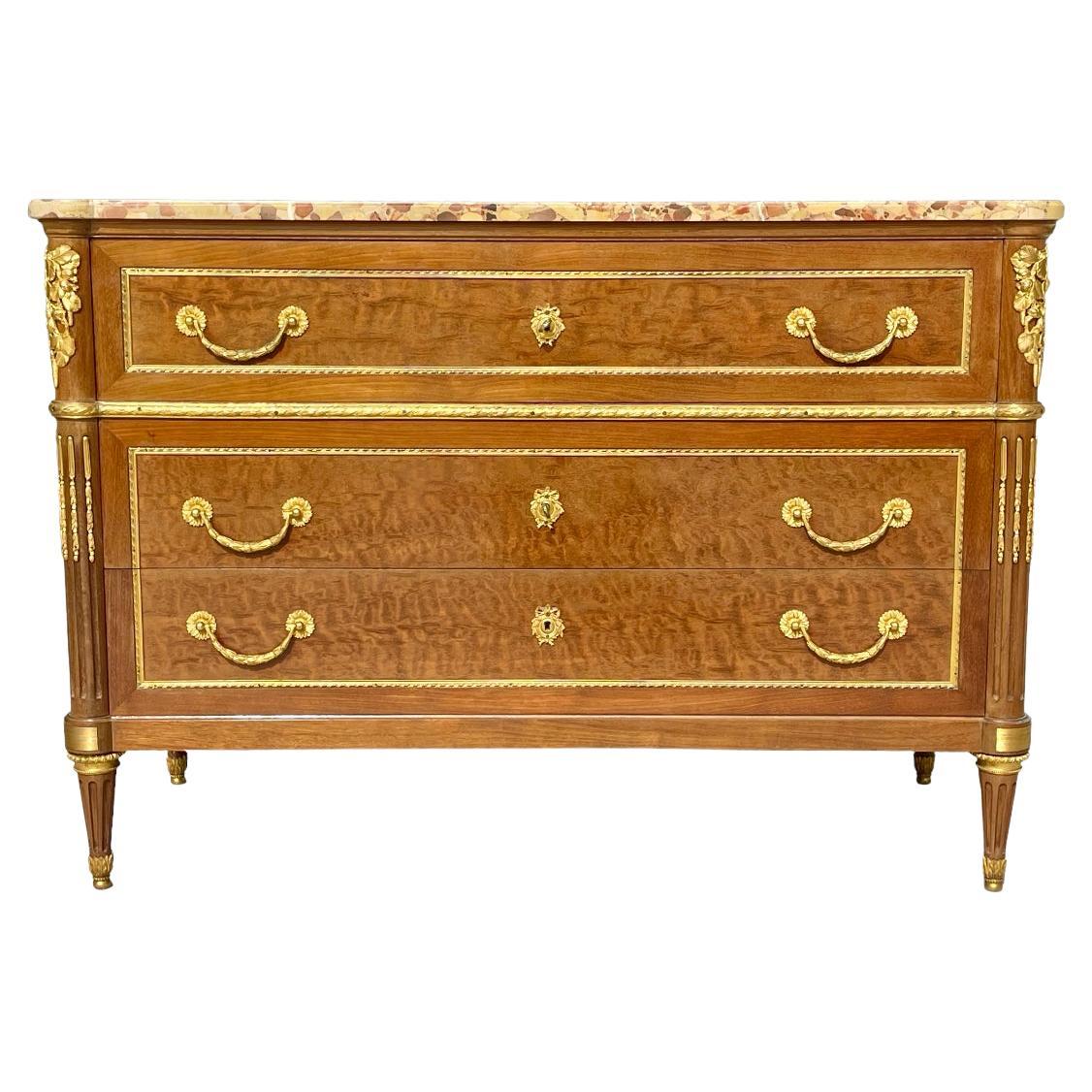 Louis XVI Style Chest of Drawers, XXth century For Sale