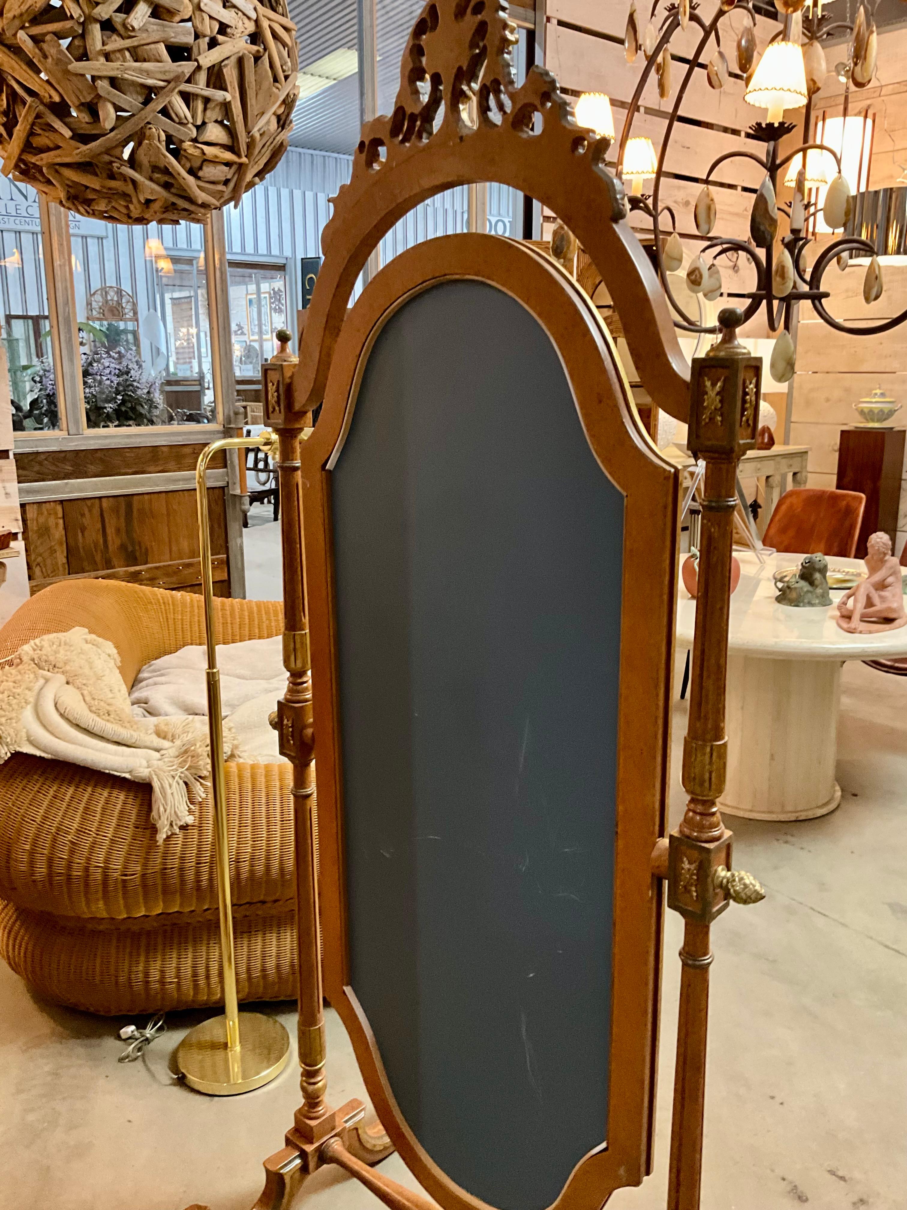 Louis XVI Style Cheval Mirror 5