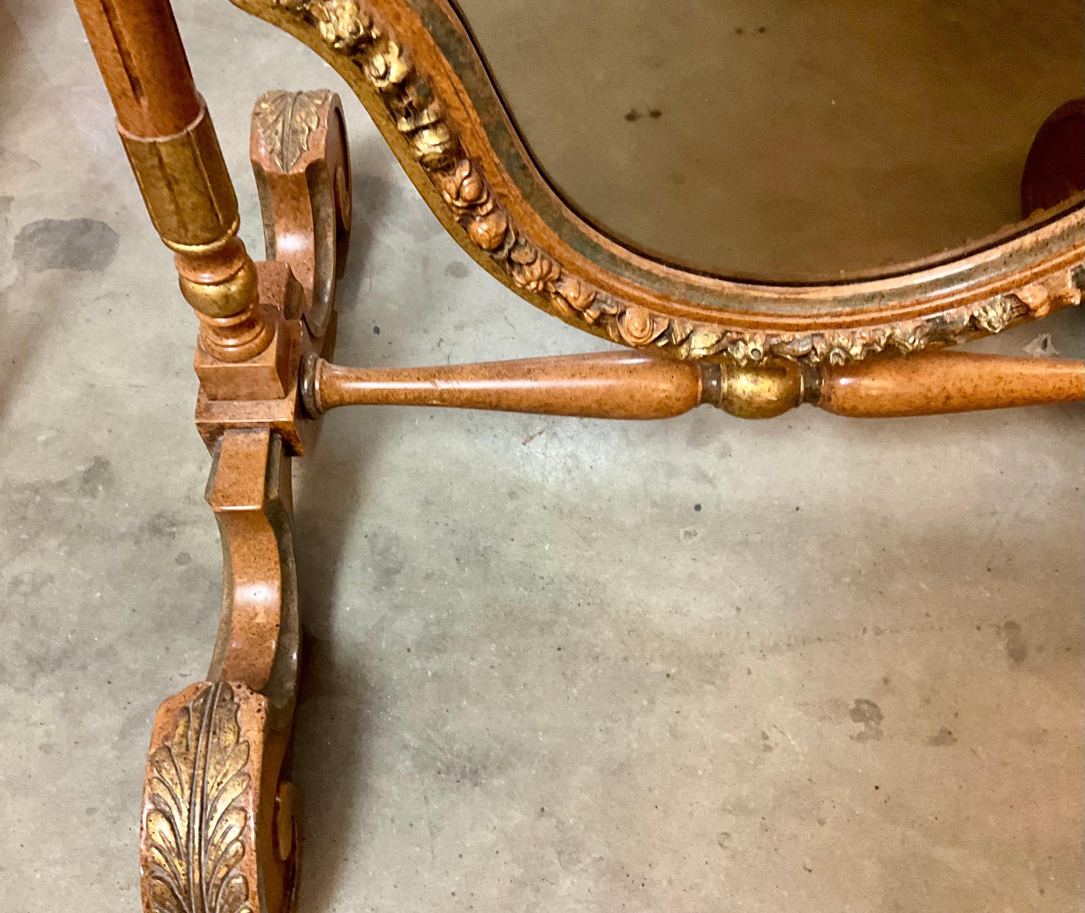 Louis XVI Style Cheval Mirror 6