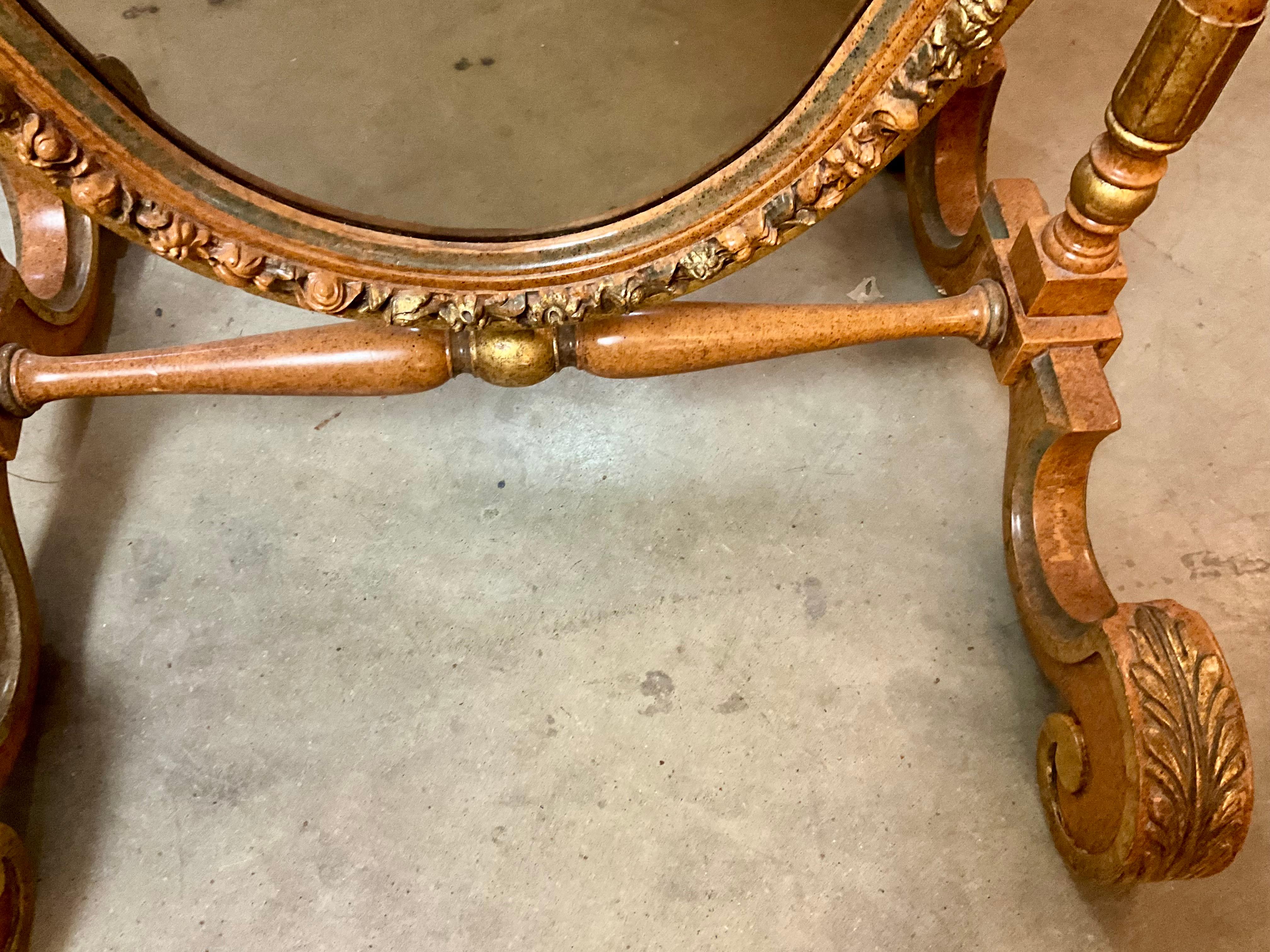 Louis XVI Style Cheval Mirror 1