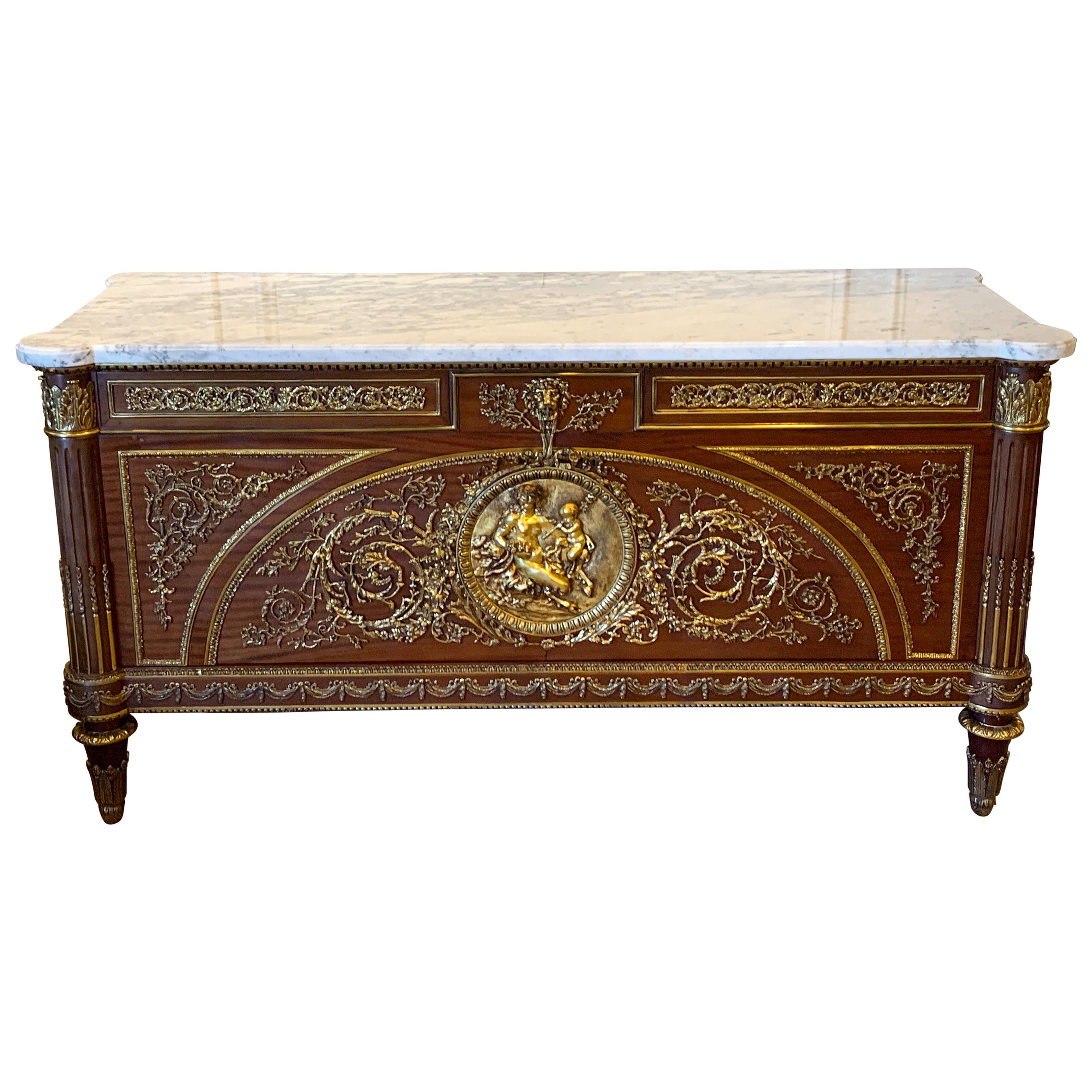 Louis XVI Style Commode after Benneman and Stöckel Model for Marie-Antoinette For Sale
