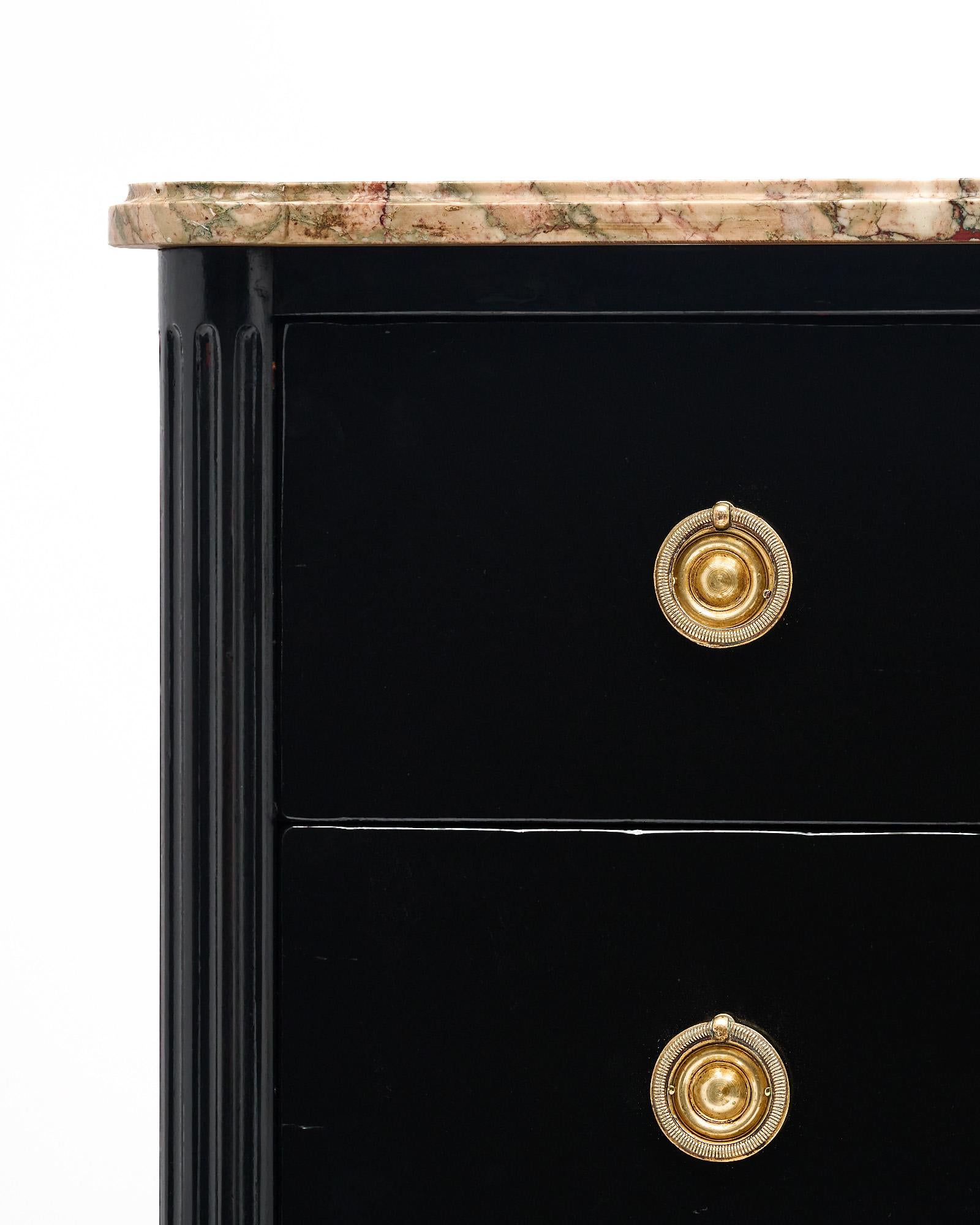 Brass Louis XVI Style Console Chest