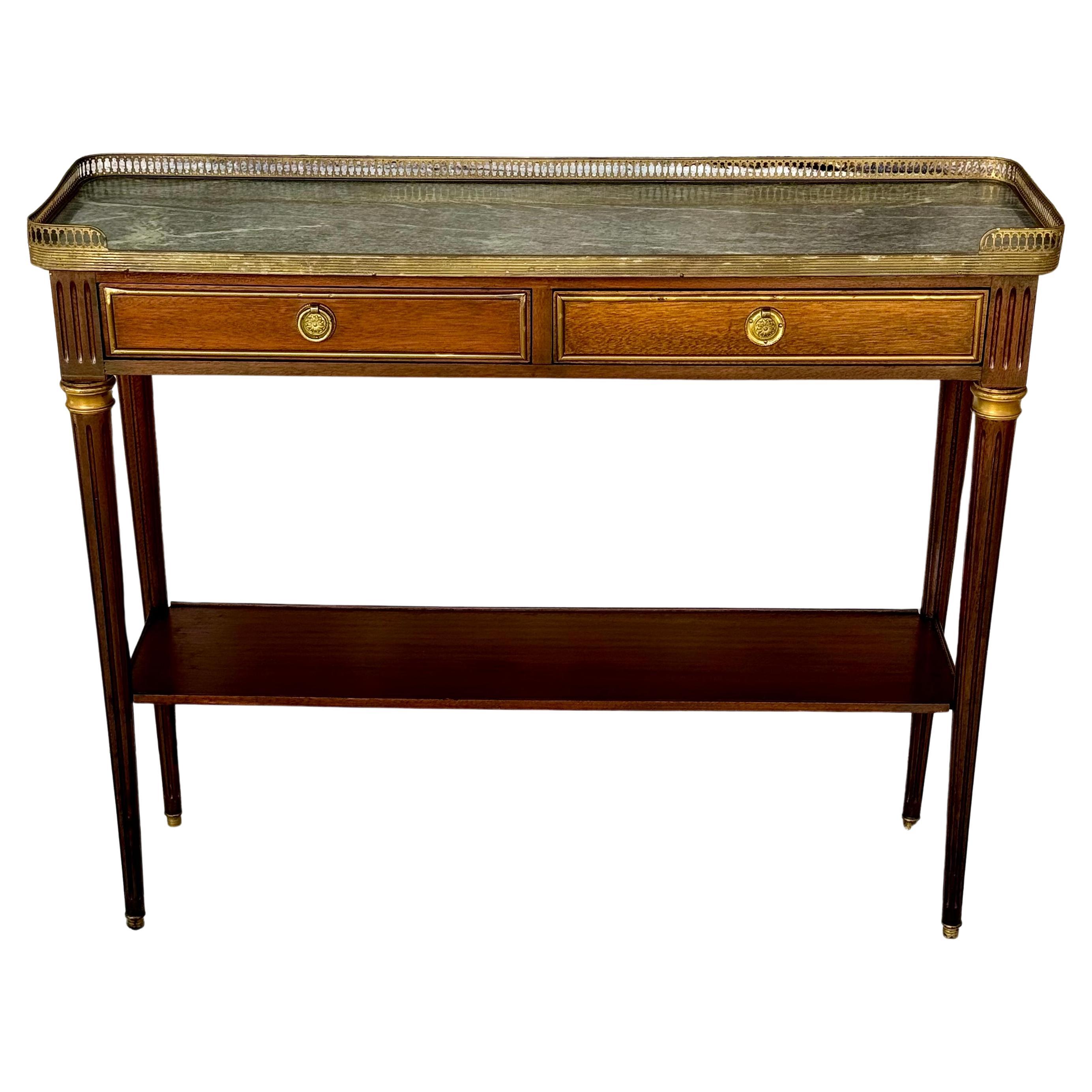 Louis XVI Style Console Desserte Table 1