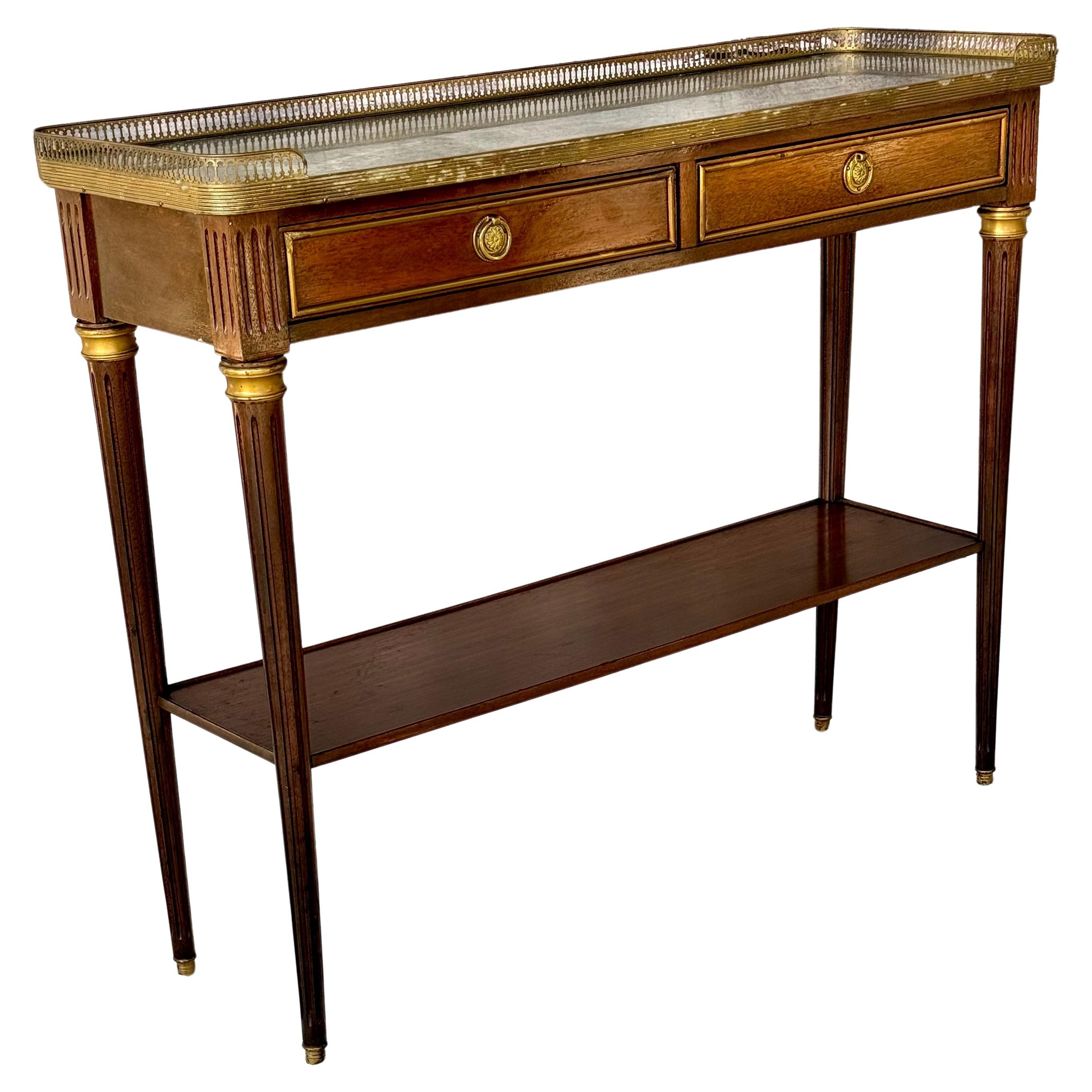 Louis XVI Style Console Desserte Table 2