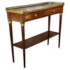 Louis XVI Style Console Desserte Table