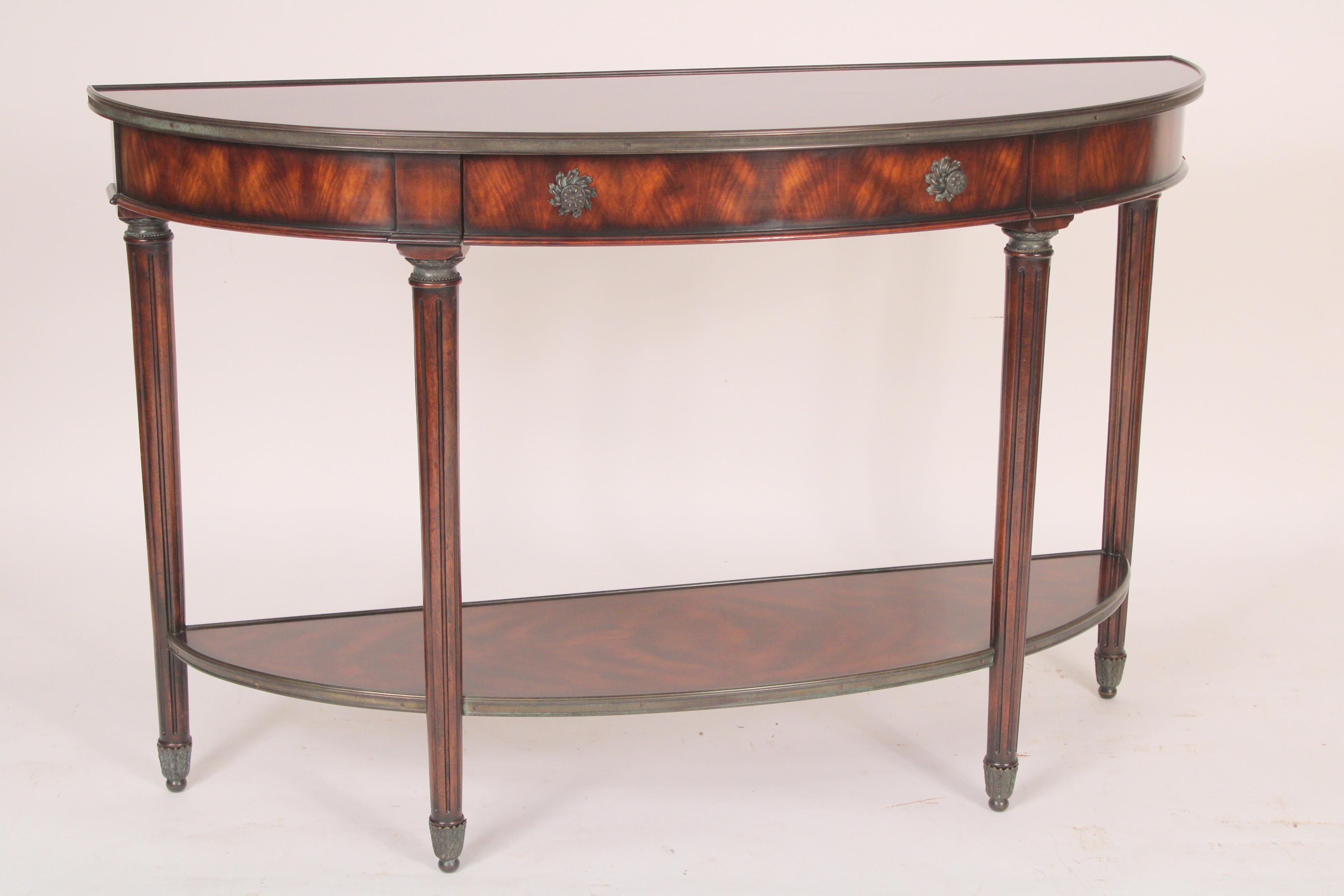 Louis XVI Style Console Table by Theodore Alexander In Good Condition In Laguna Beach, CA