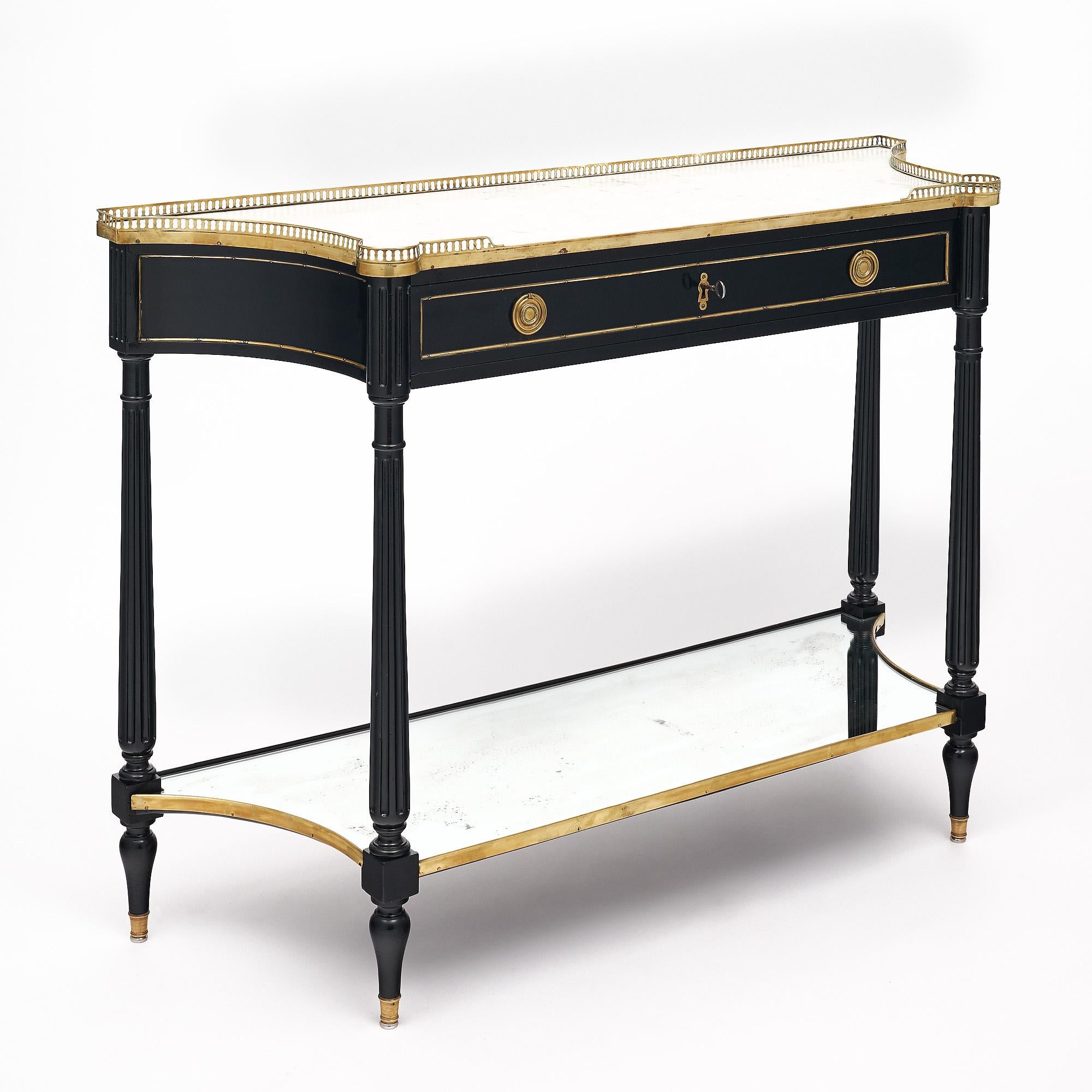 French Louis XVI Style Console Table For Sale
