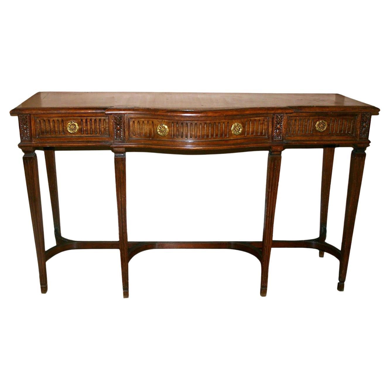 Louis XVI Style Console Table