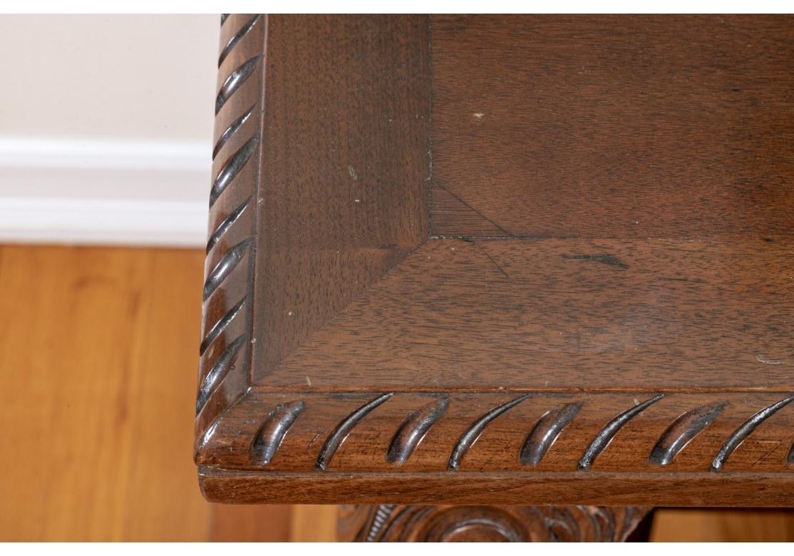 Louis XVI Style Console Table  with Flip Top For Sale 1