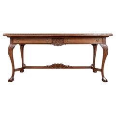 Table console de style Louis XVI  avec couvercle rabattable