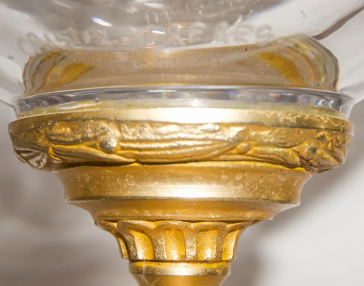 Vase aus Kristall und Bronze im Louis XVI-Stil von Martin Benito  im Angebot 5