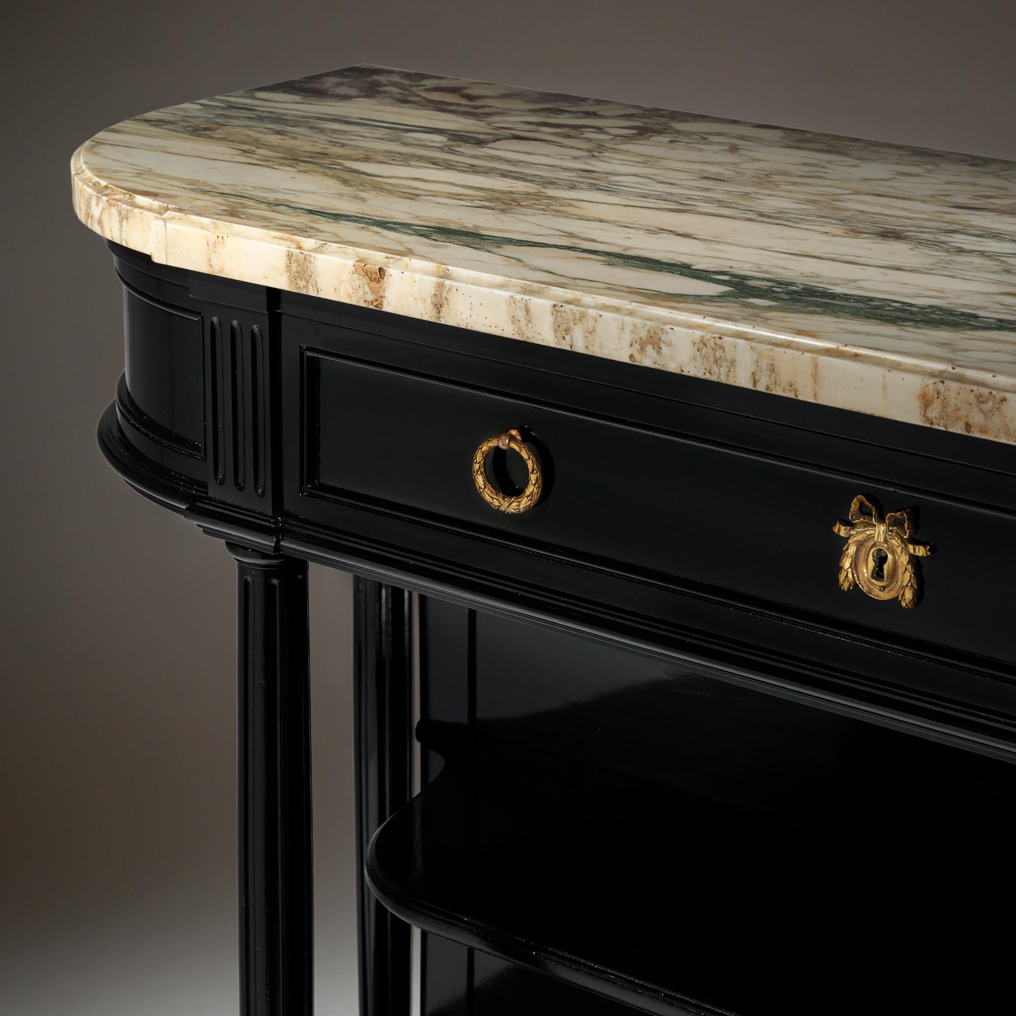 Louis XVI Style Demilune Buffet For Sale 2