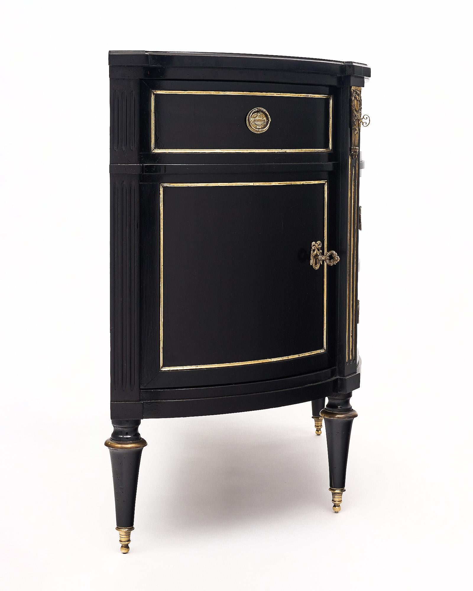 Louis XVI Style Demilune Chest 2