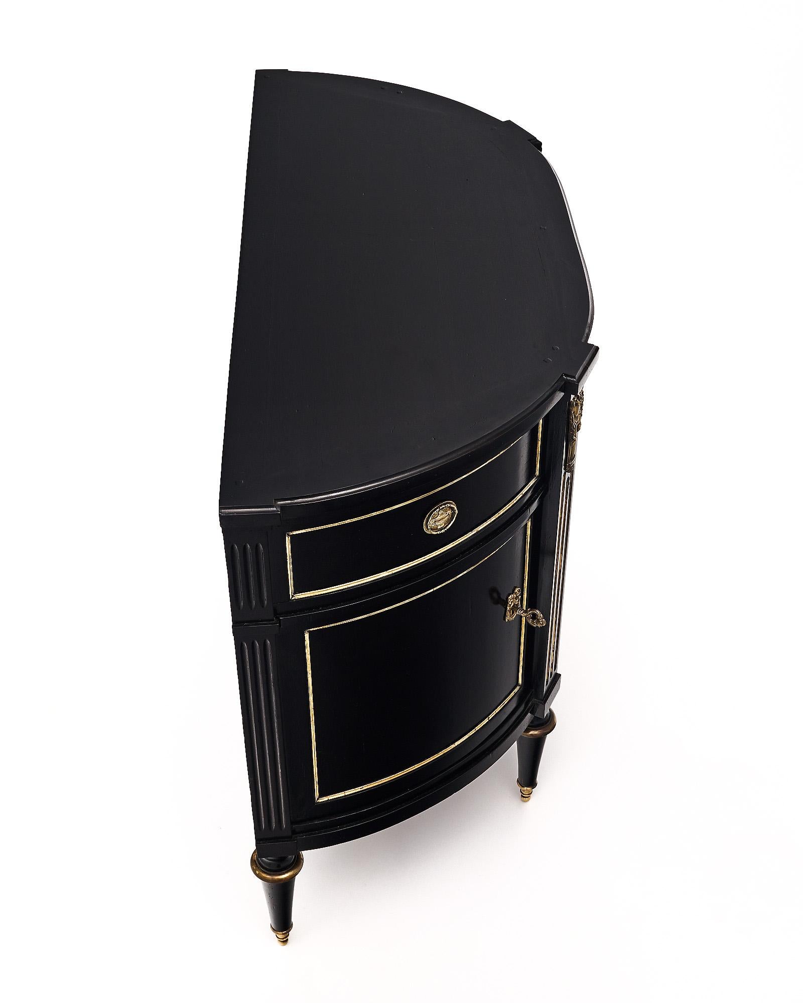 Louis XVI Style Demilune Chest 3