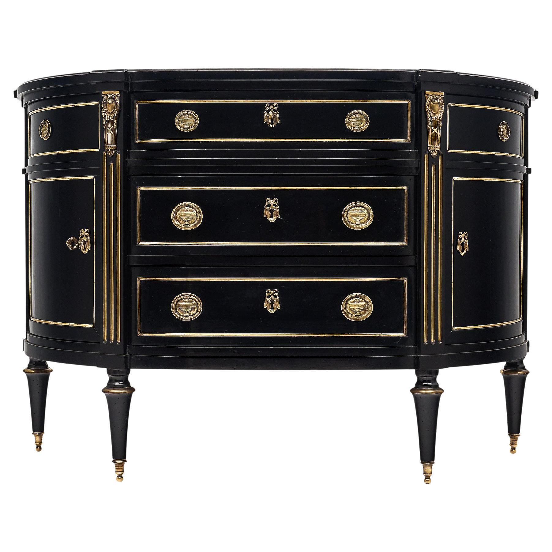 Louis XVI Style Demilune Chest