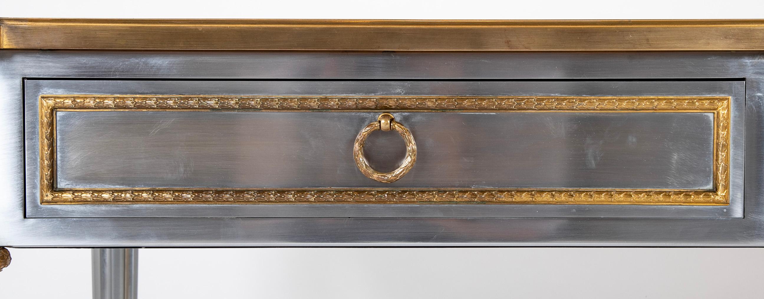 Bronze Louis XVI Style Desk By John Vesey  For Sale