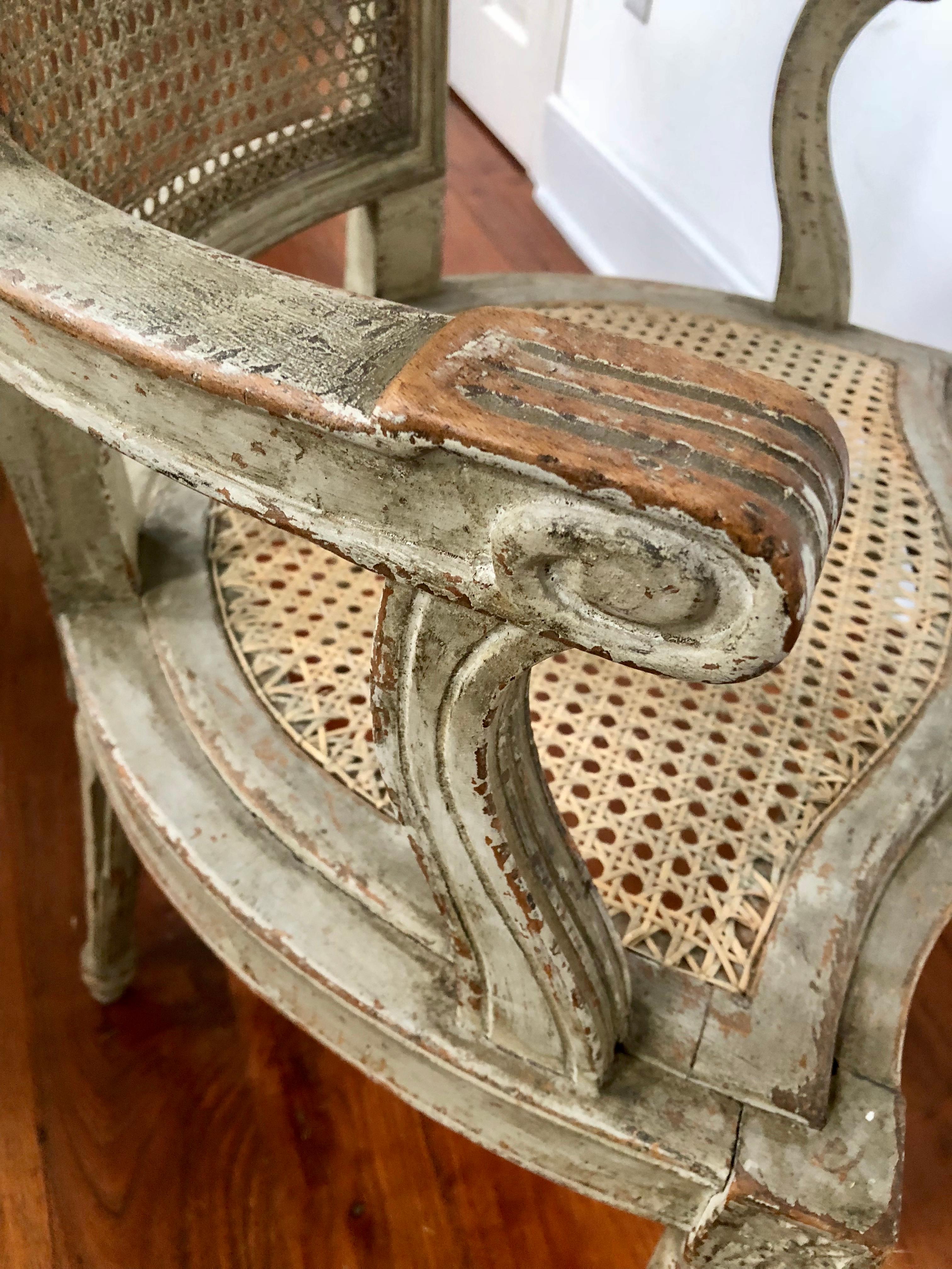 Louis XVI Style Desk Chair 3