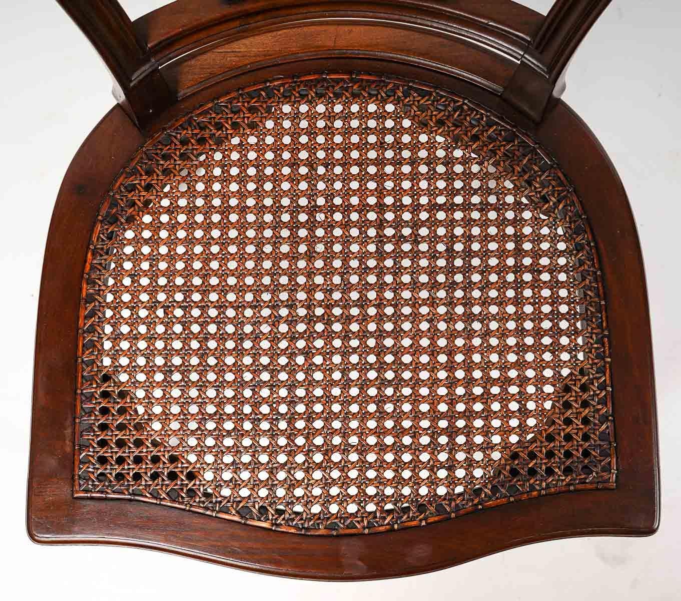 19th Century Louis XVI style desk chair. For Sale