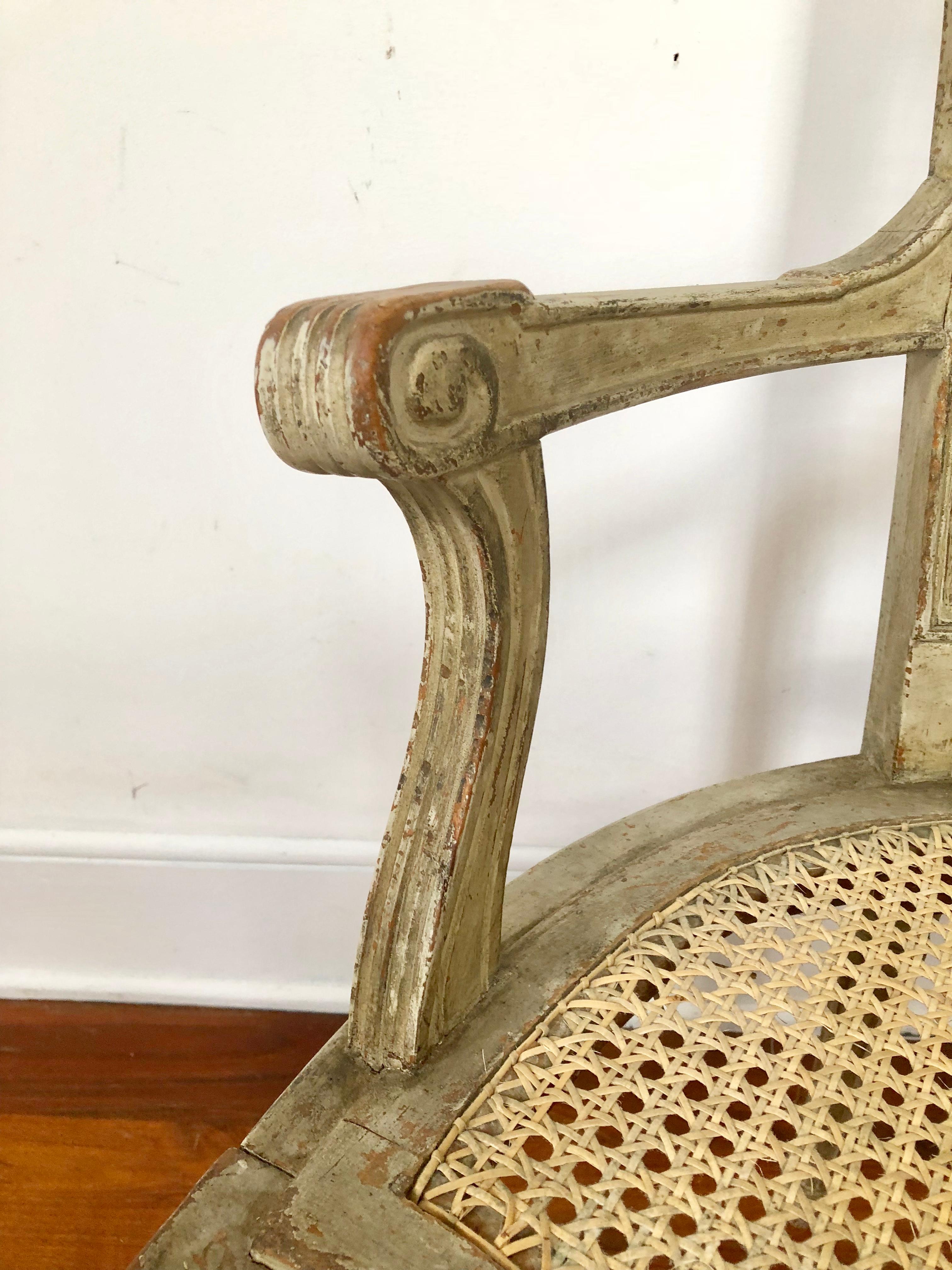 Louis XVI Style Desk Chair 1