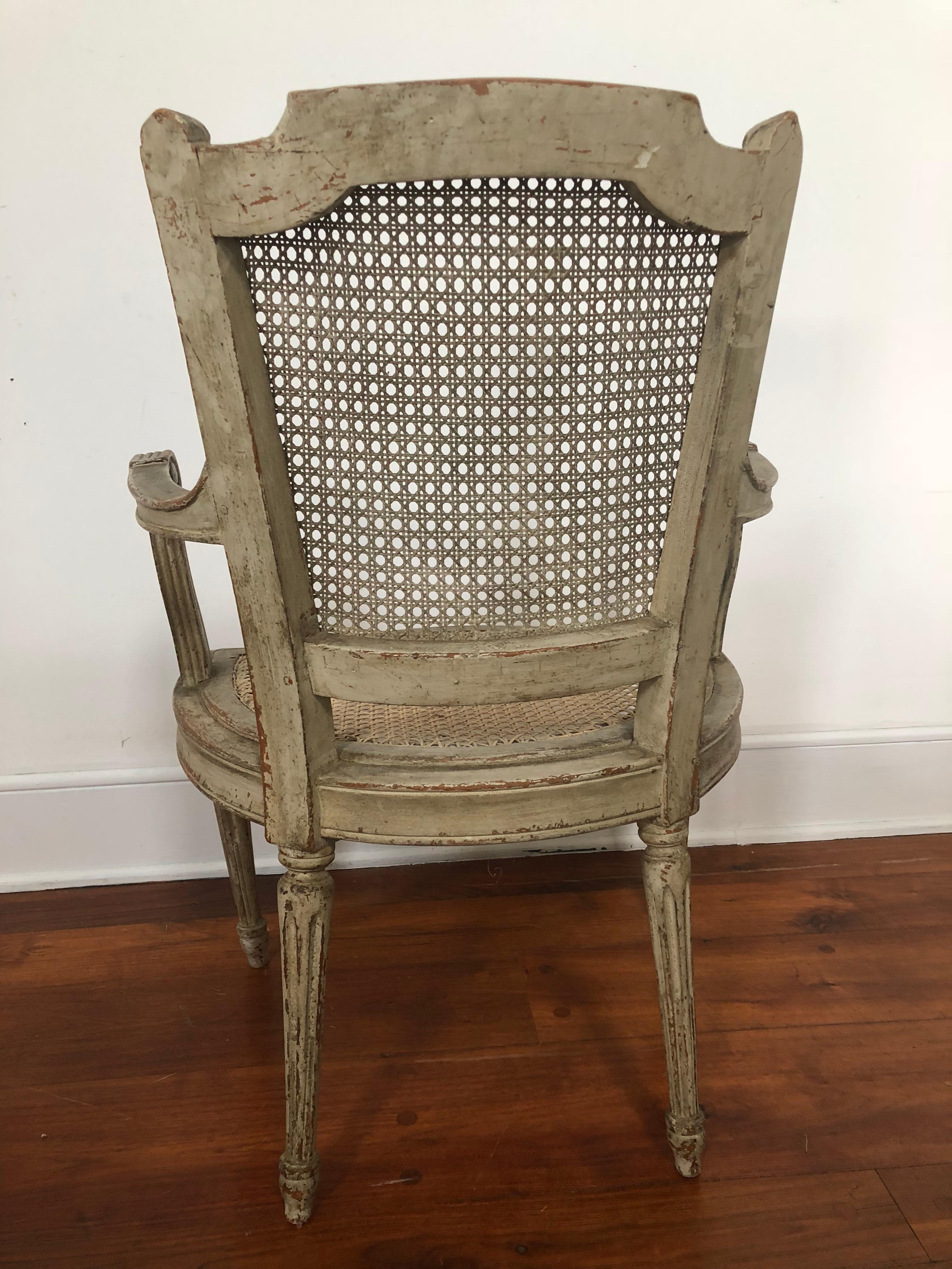 Louis XVI Style Desk Chair 2
