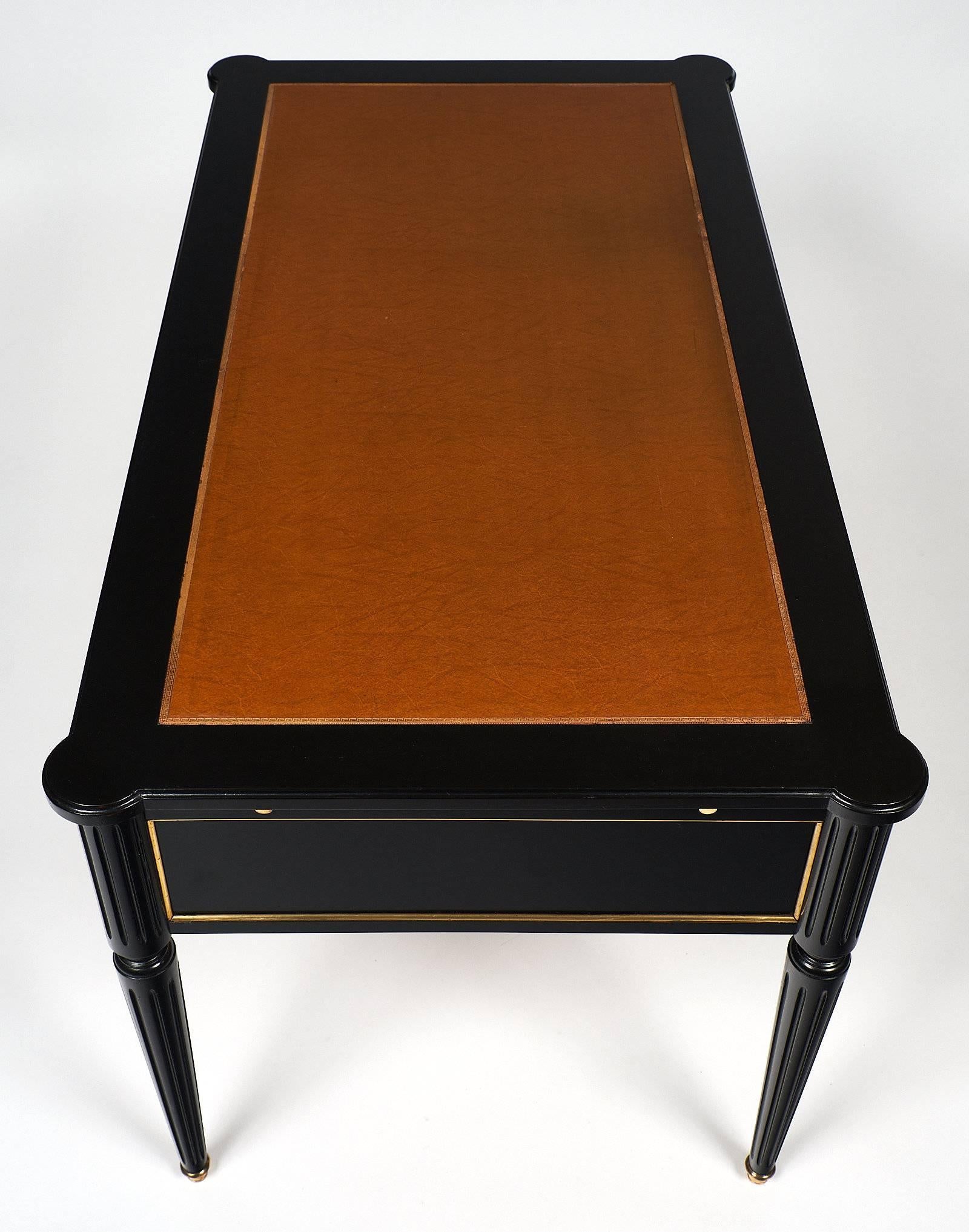 Louis XVI Style Desk with Leather Surface 1