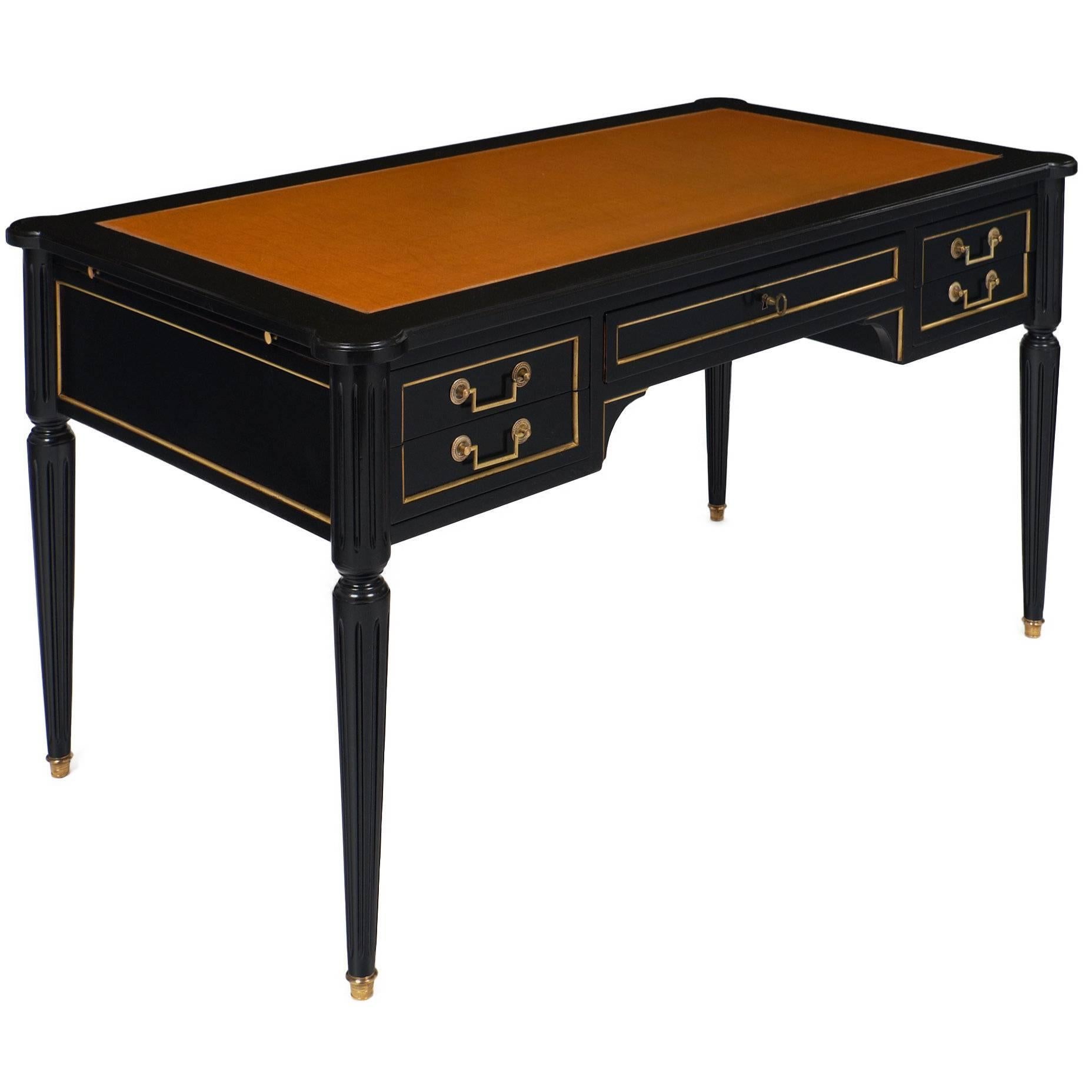 Louis XVI Style Desk with Leather Surface