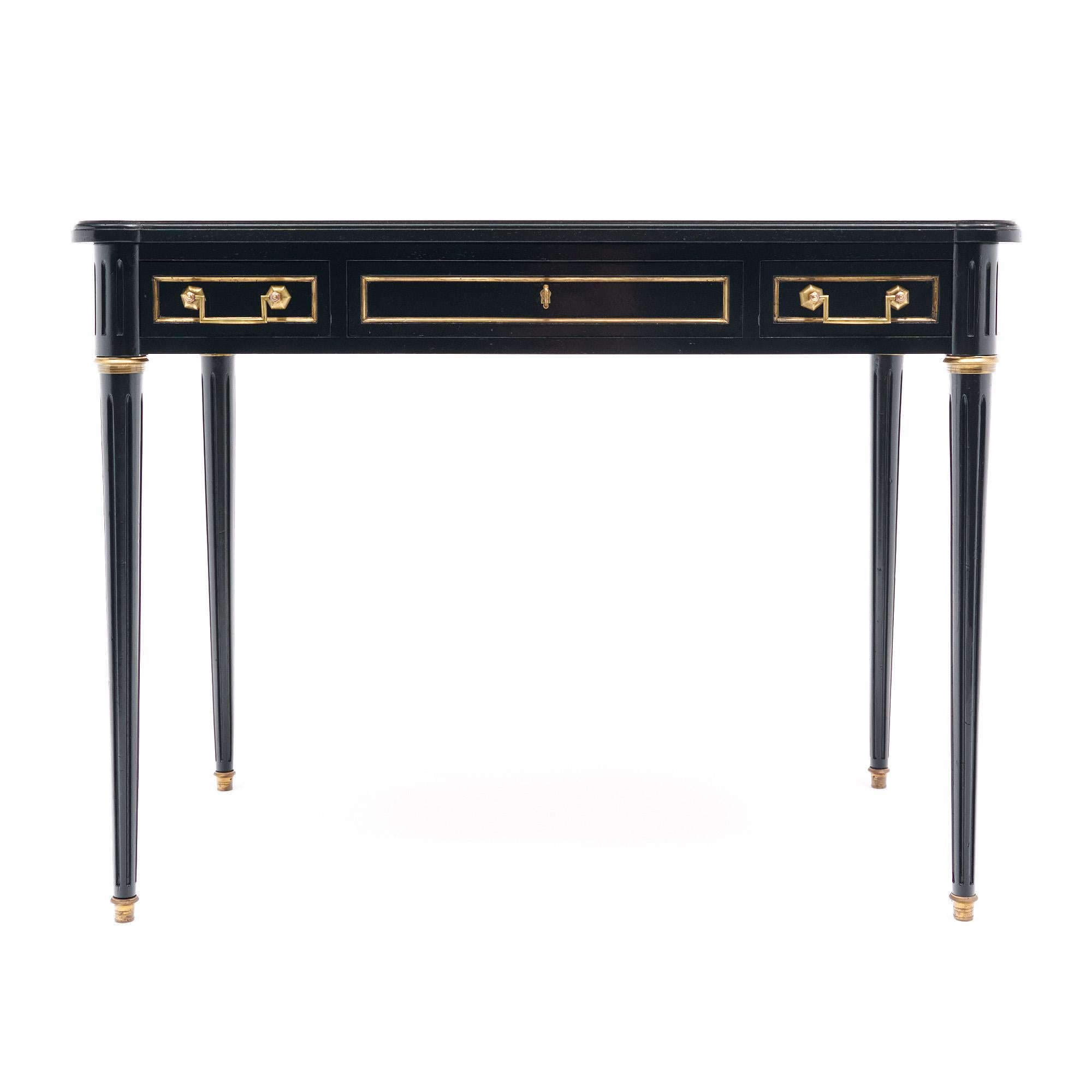 Louis XVI Style Desk With Leather Top For Sale 6