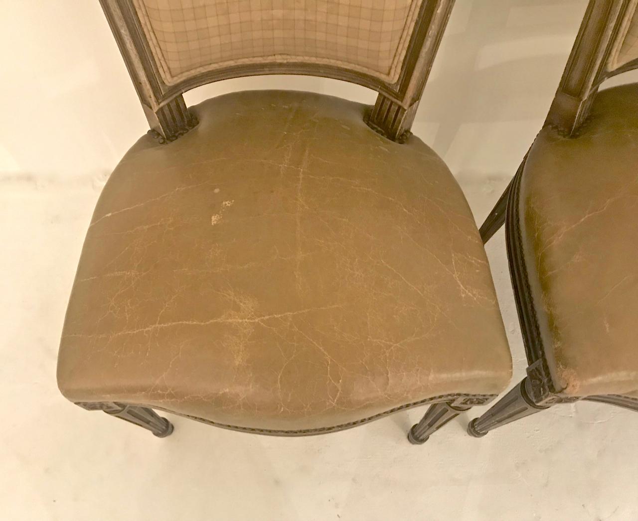 20th Century Louis XVI-Style Dining Chairs, Set of 6