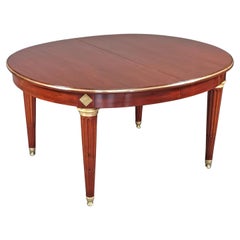 Used Louis XVI Style Dining Room Table In Mahogany And Gilt Bronze