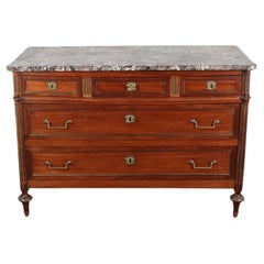Antique Louis XVI Style Directoire Commode, Circa Early 1800s