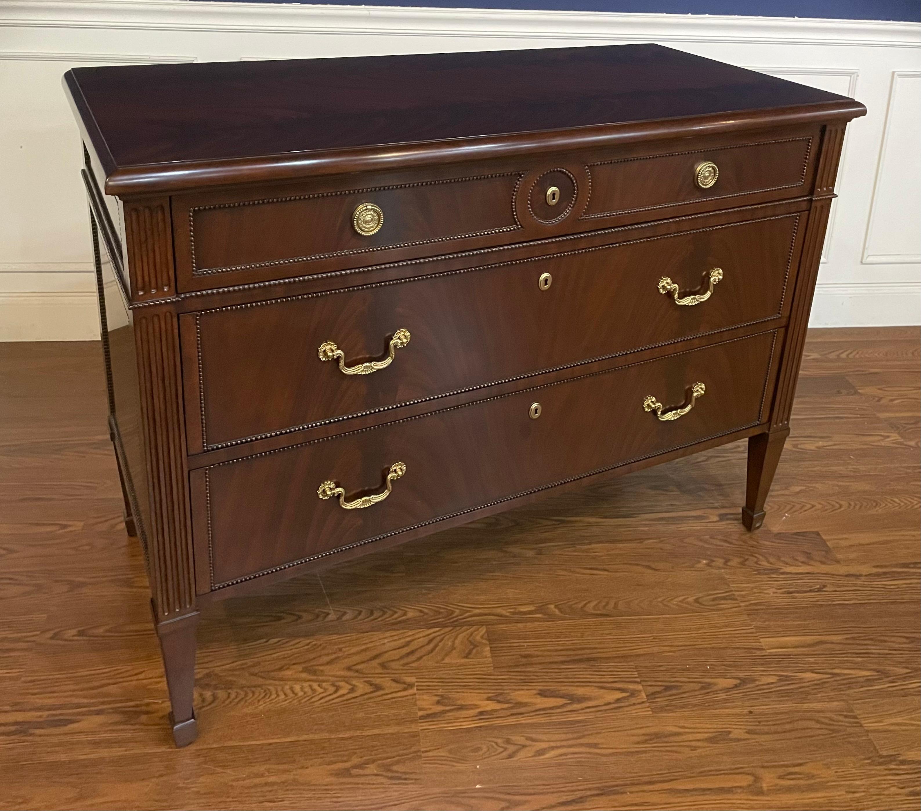 Louis XVI Style Drawer Chest In New Condition For Sale In Suwanee, GA